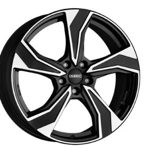 Dezent KB dark Black/polished 6x16 5x100 ET50 CB54,1 Flat 625 kg TKBO6BP50E