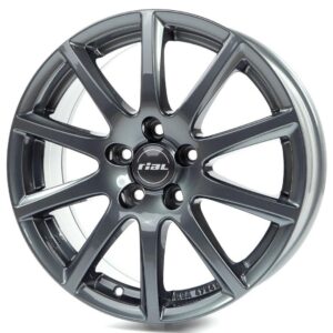 Rial Milano titanium 6,5x16 5x100 ET38 CB63,3 60° 610 kg MI65638B32-5
