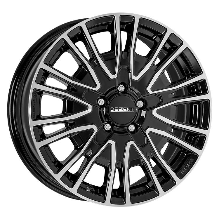 Dezent KE dark Black/polished 6,5x16 5x120 ET51 CB65,1 R14 1350 kg TKEZ9BP51E