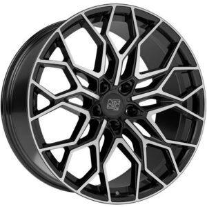MSW 51 Gloss Black Full Polished 9x20 5x112 ET28 CB73,1 60° 1050 kg W1943050256