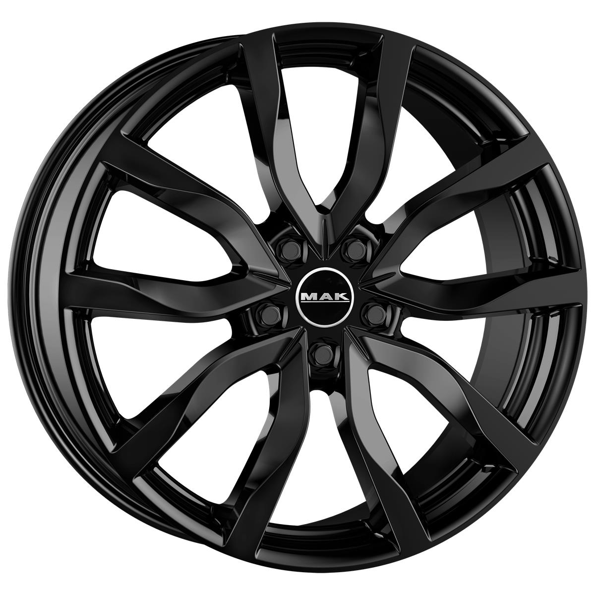 MAK Highlands Gloss Black 8,5x20 5x120 ET33 CB63,4 60° 1025 kg F8520HIGB33ID1