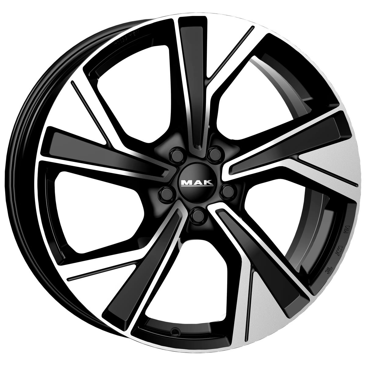 MAK Malmoe Black Mirror 8x20 5x108 ET45 CB63.4 60° 670 kg F8020OEBM45GD3Y