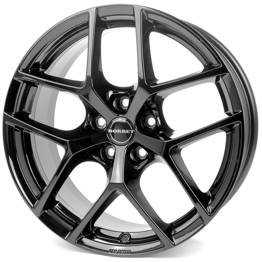 Borbet Y black glossy 7x17 5x100 ET40 CB57,1 R13 650 kg 497324