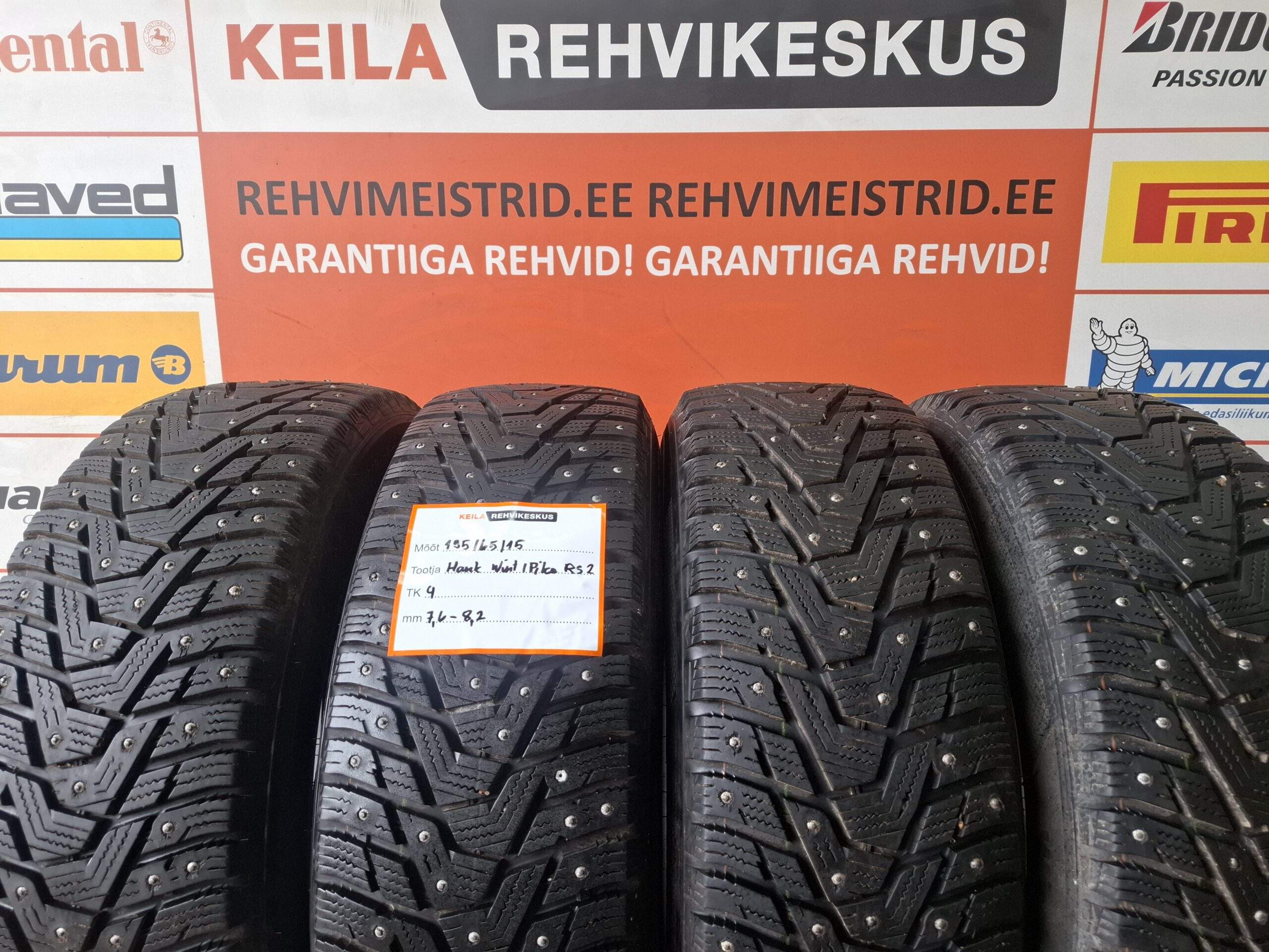 #195/65/15 Hankook Winter IPike RS 2