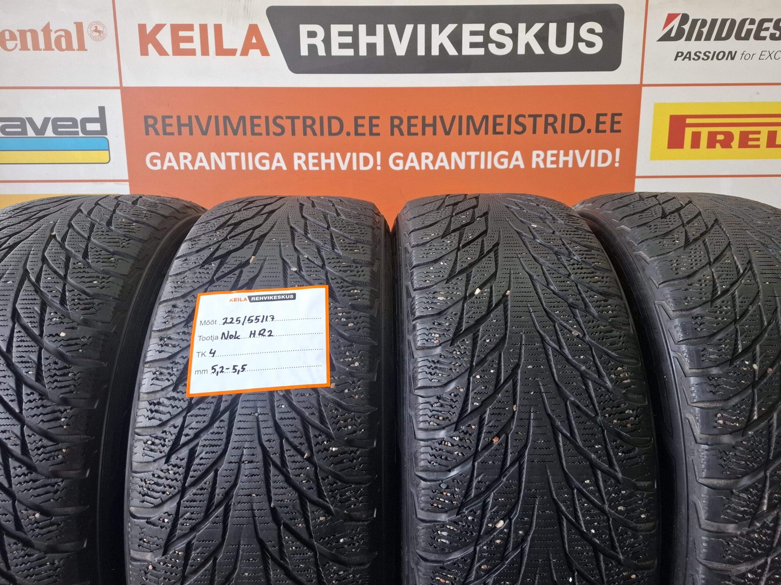 #225/55/17Nokian HR2