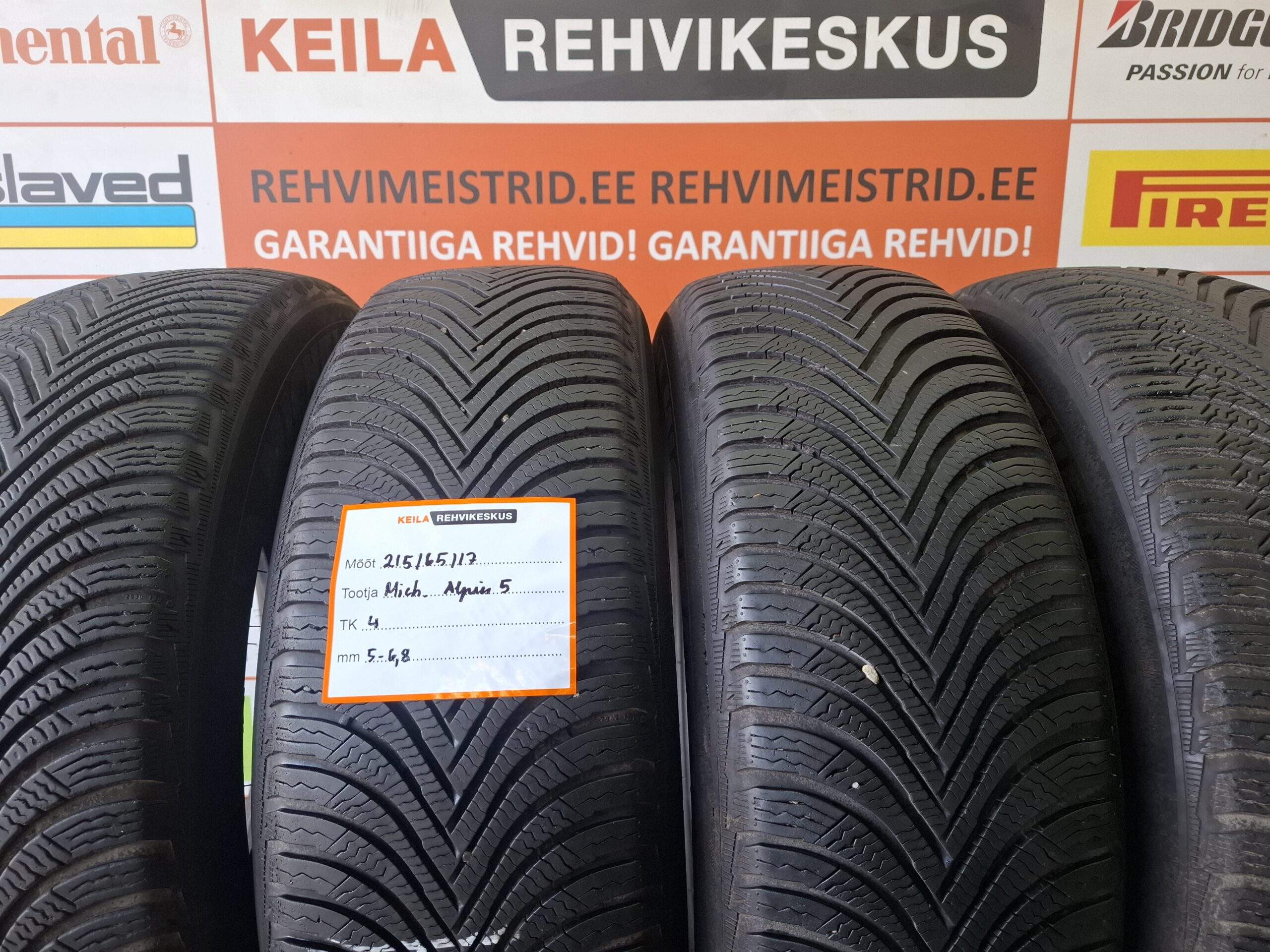 215/65/17Michelin Alpin5