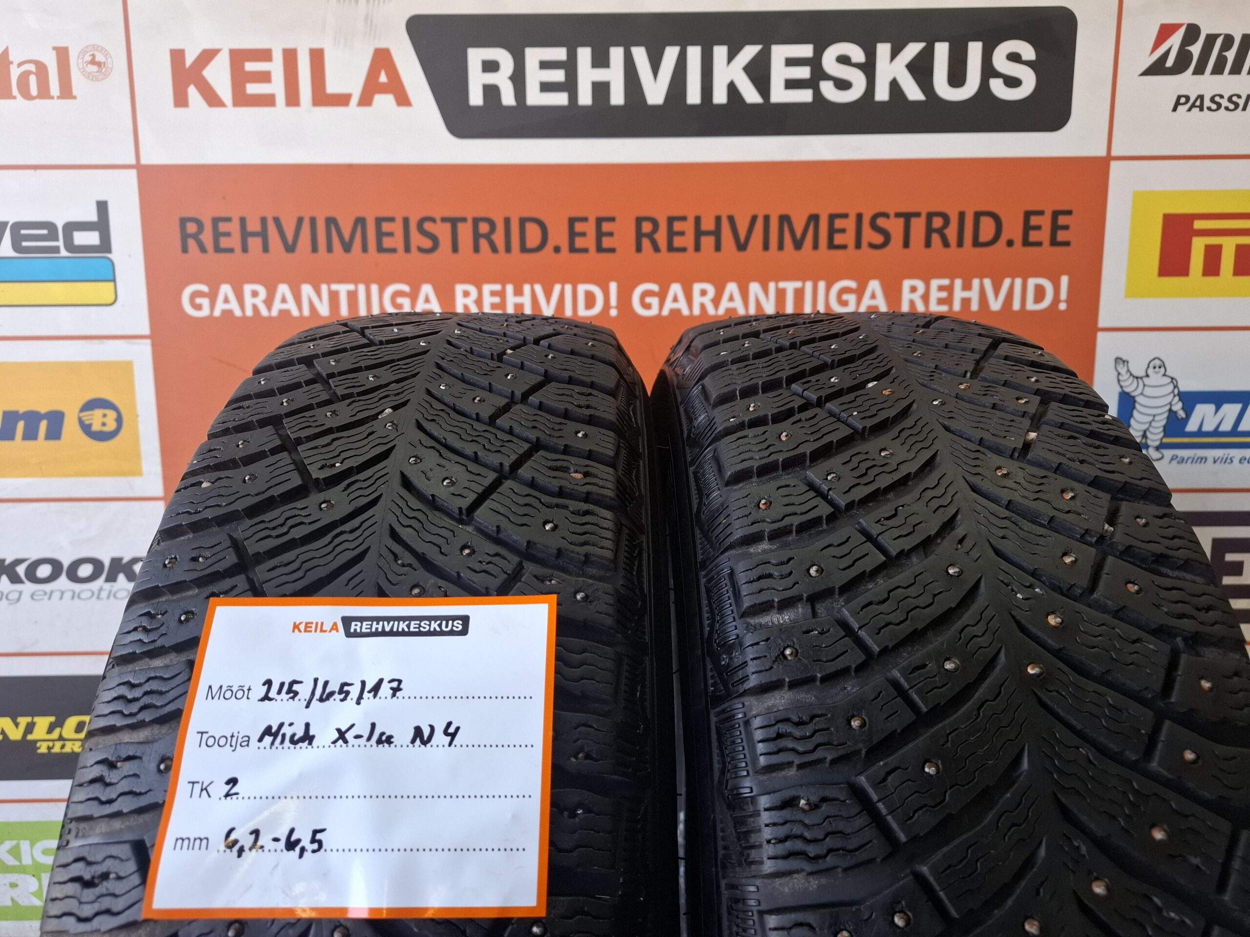 #215/65/17Michelin X-Ice North 4