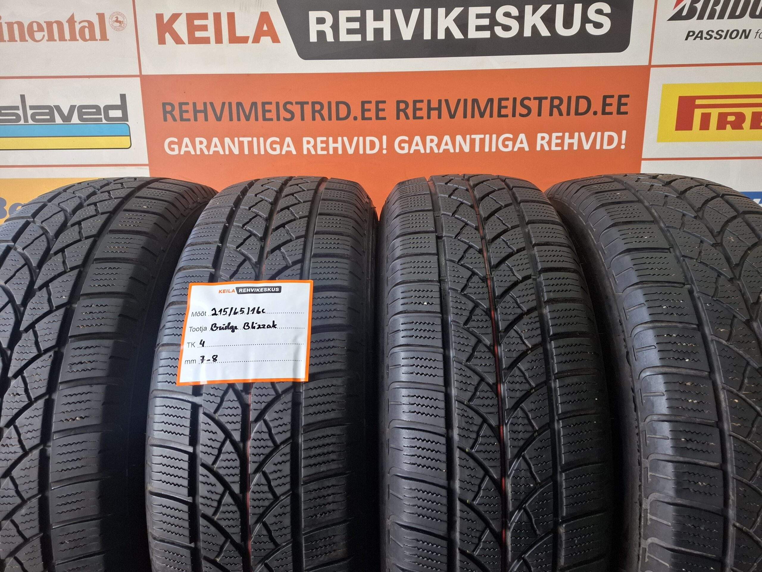#215/65/16C Bridgestone Blizzak