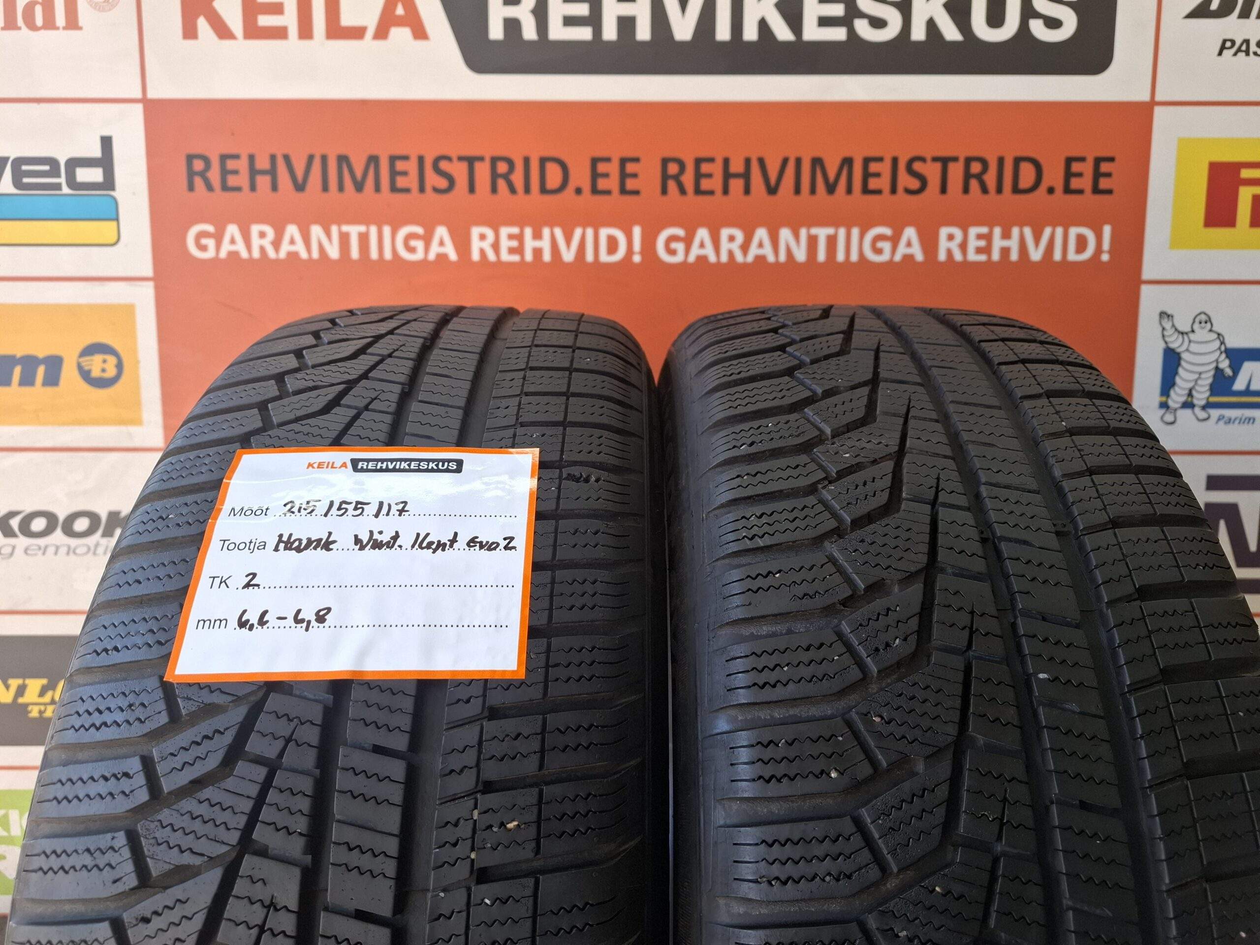 #215/55/17 hankook Winter ICept Evo2