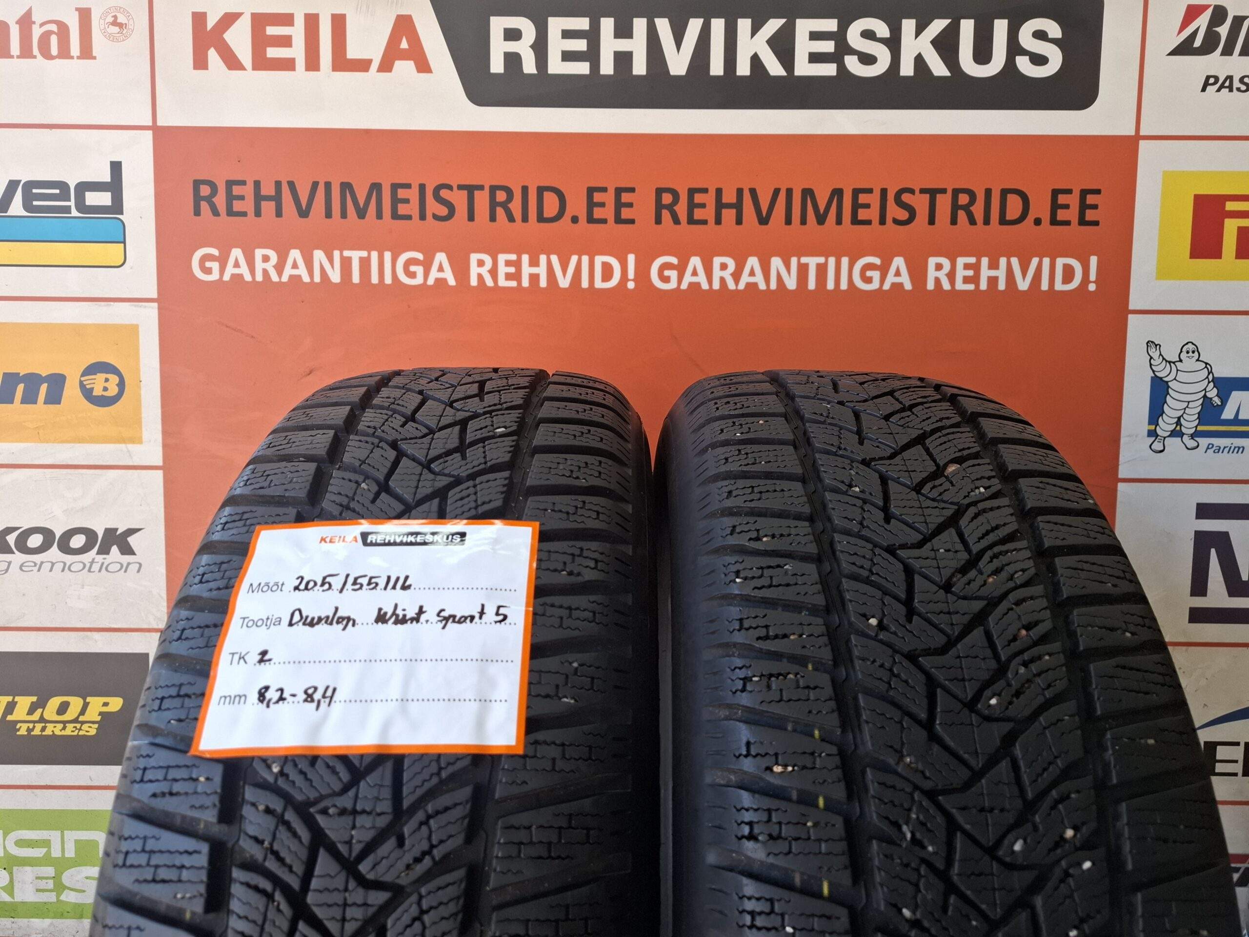 #205/55/16 Dunlop Winter Sport 5