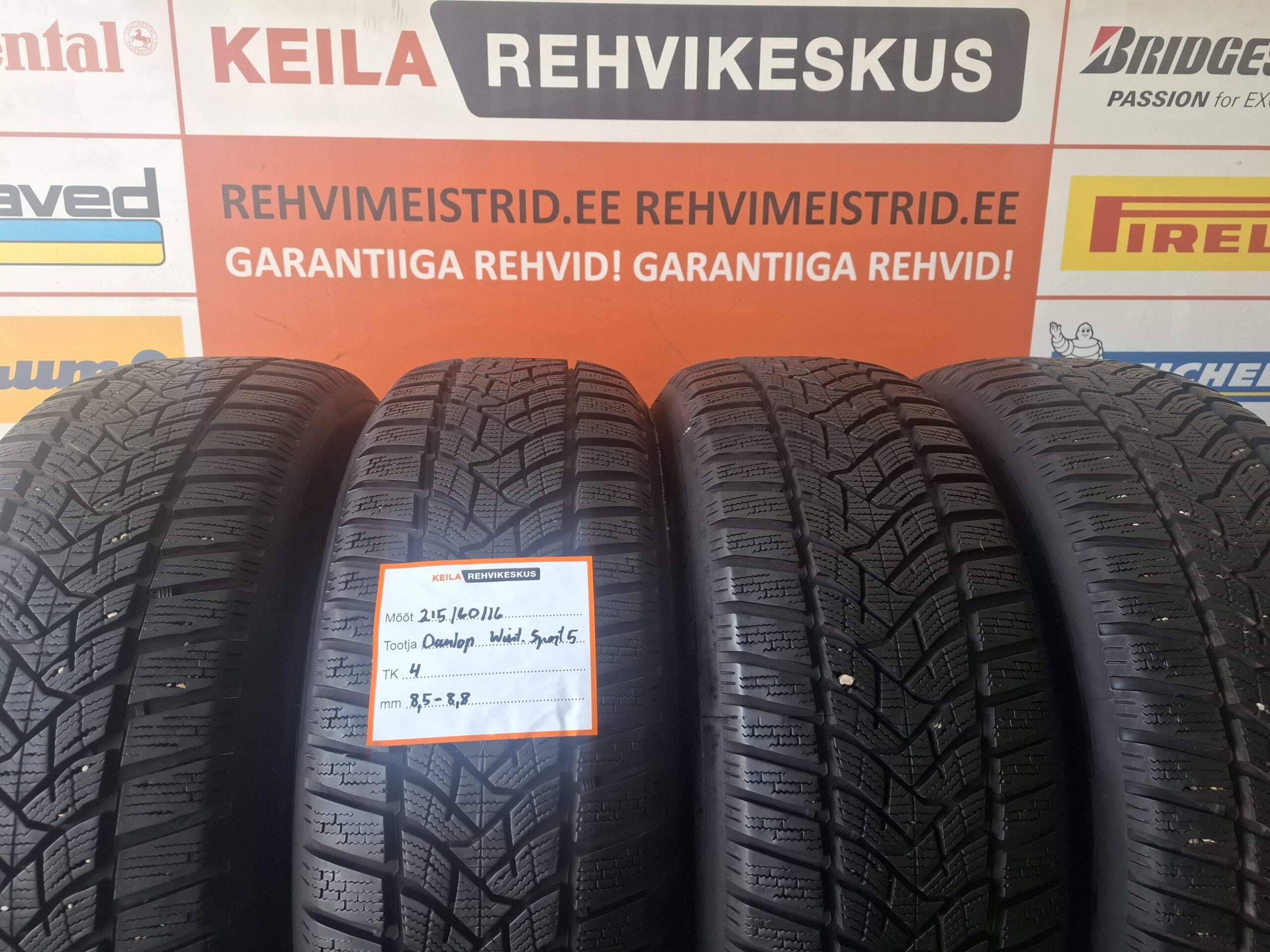 215/60/16 Dunlop Winter Sport 5