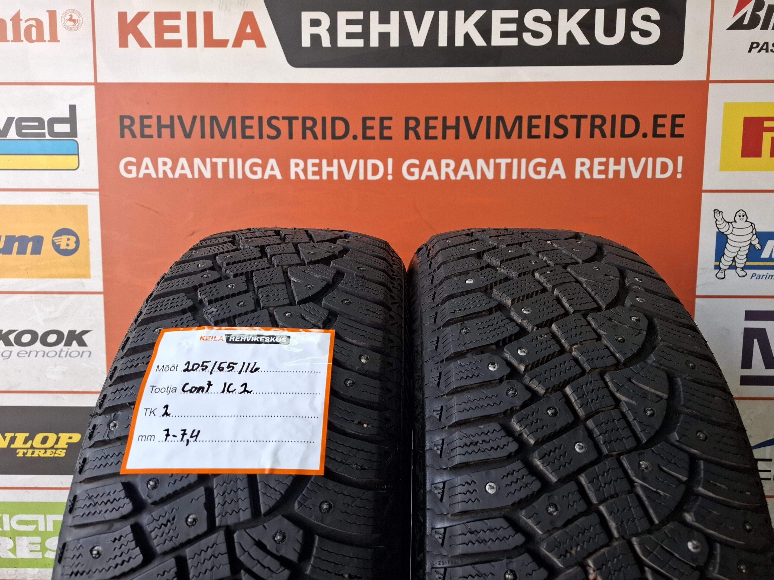 #205/55/16 Continental IceContact 2