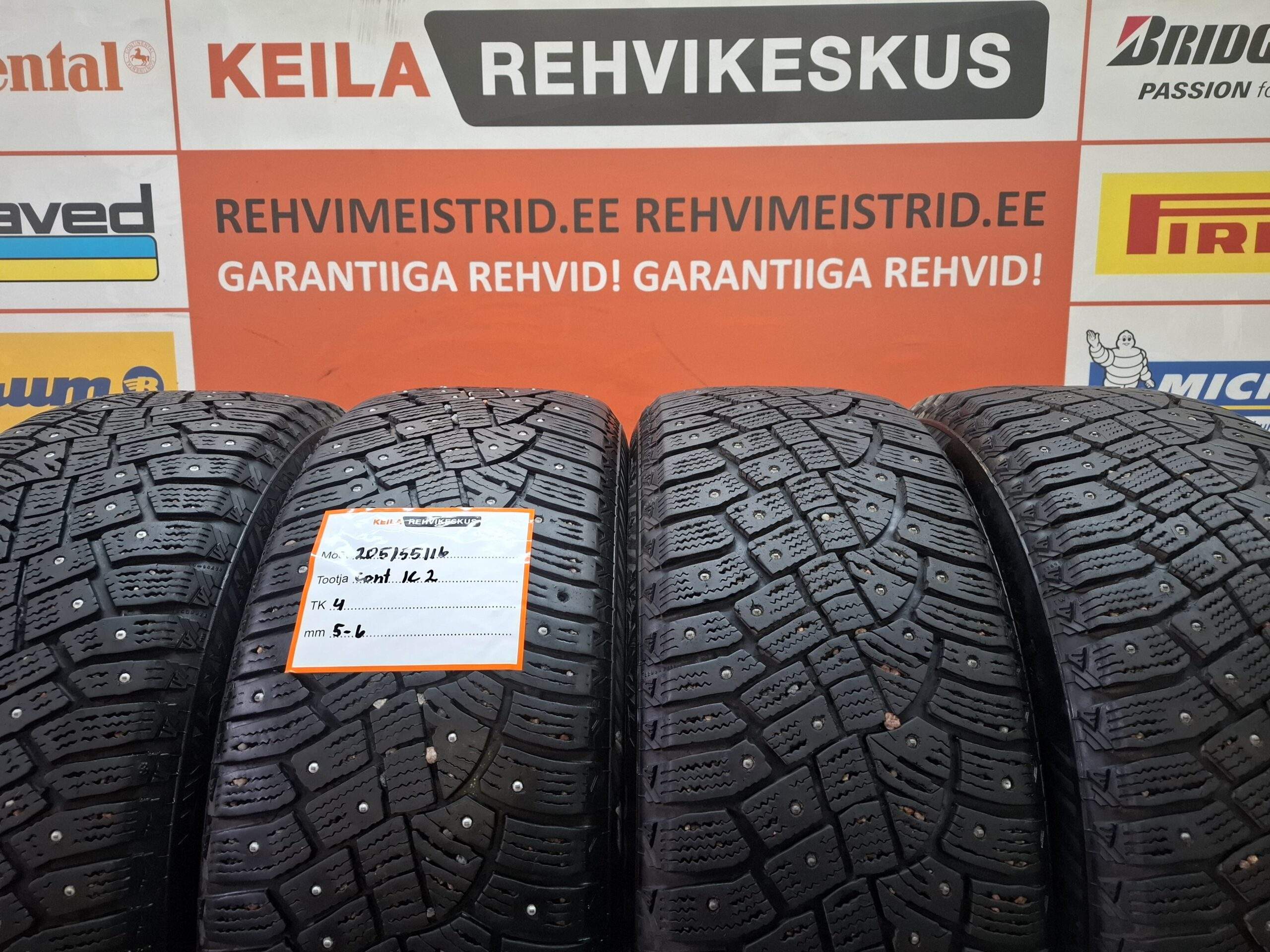 #205/55/16 Continental IceContact 2