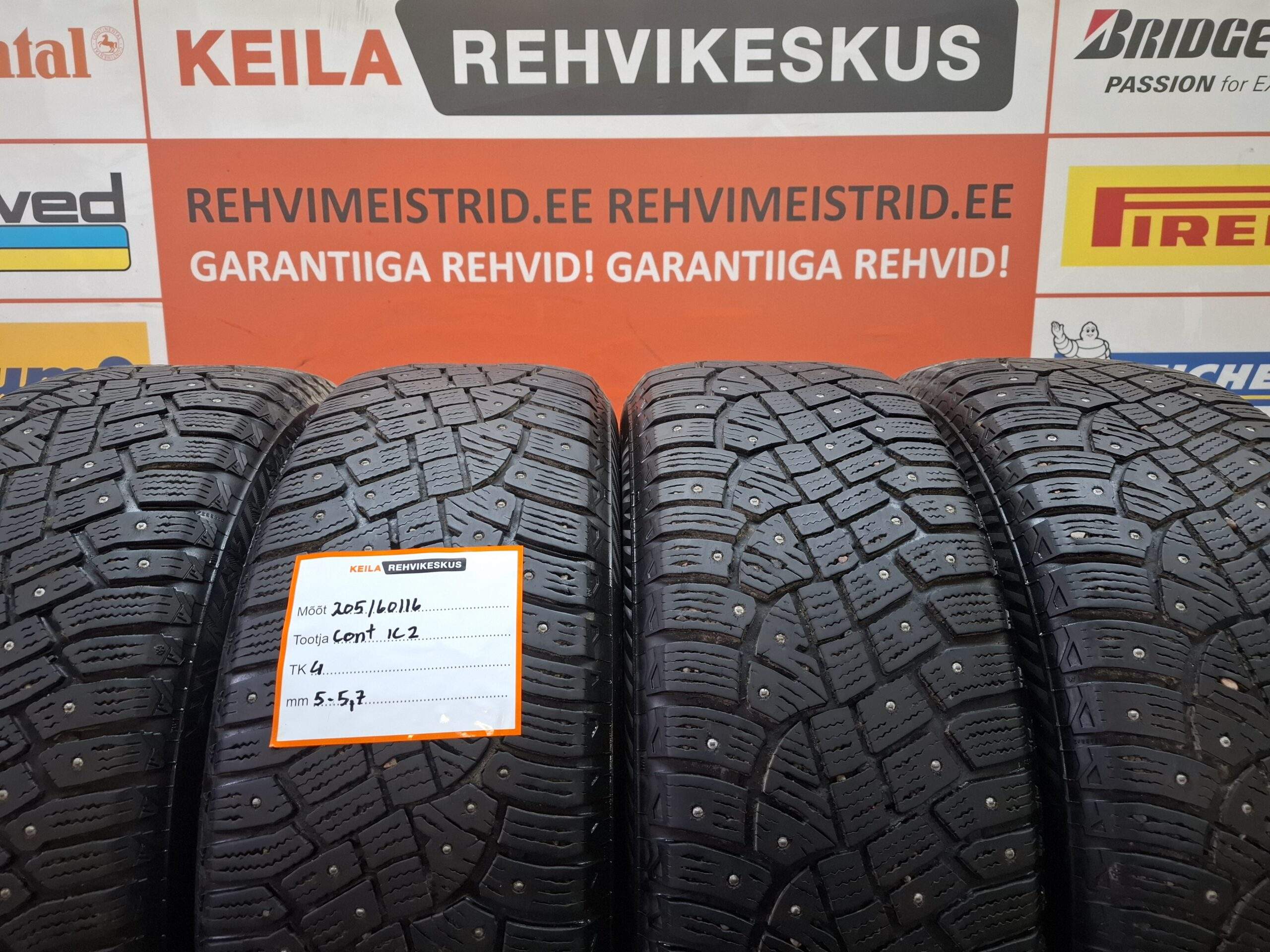 #205/60/16 Continental IceContact 2