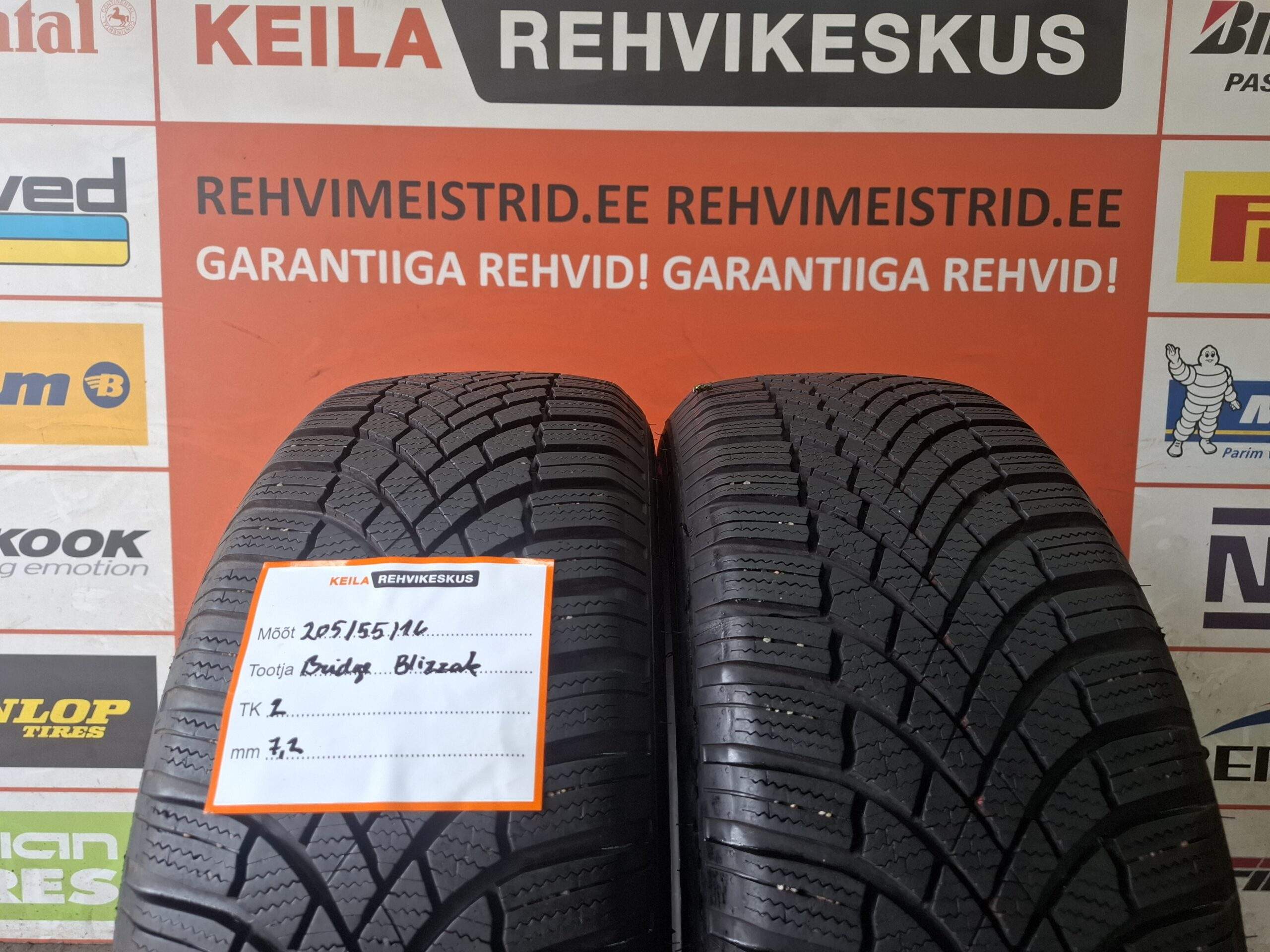 #205/55/16 Bridgestone Blizzak