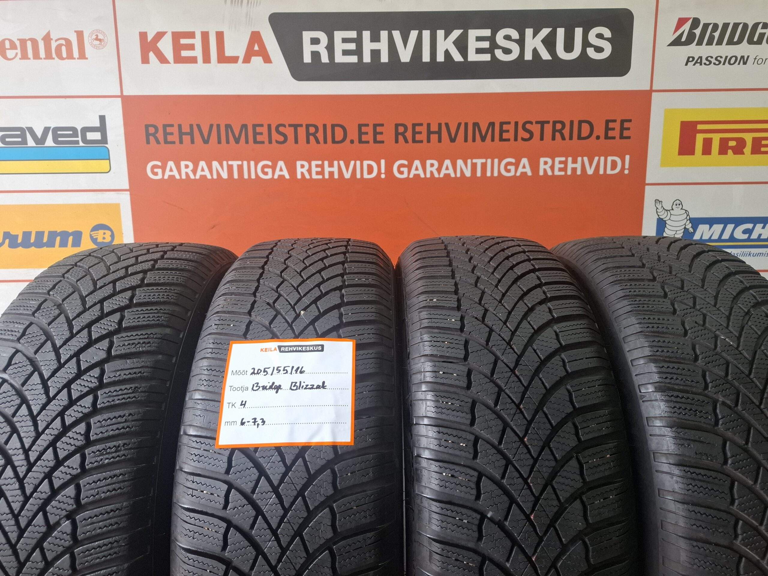 #205/55/16 Bridgestone Blizzak