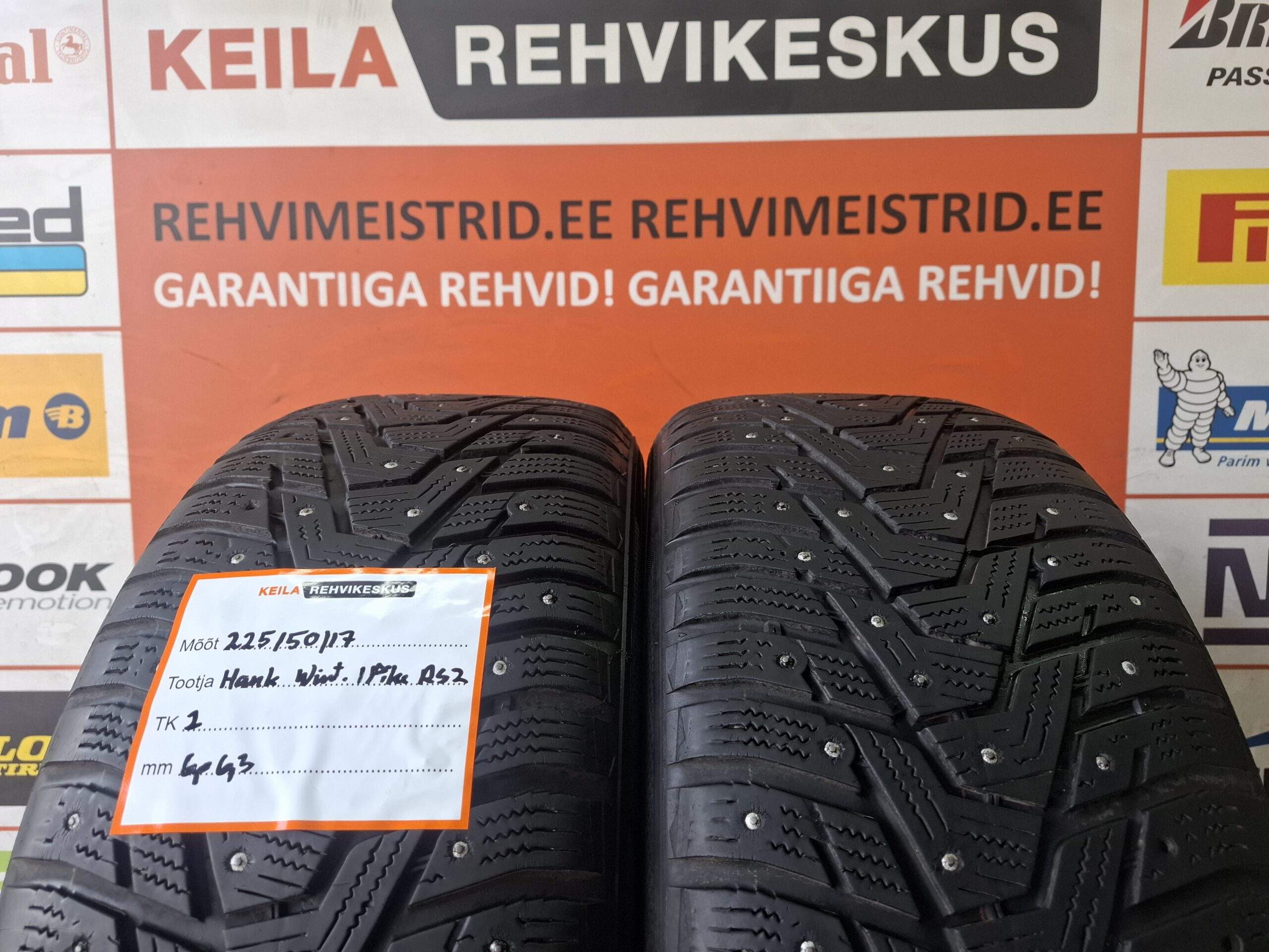 #225/50/17 Hankook Winter IPike RS 2