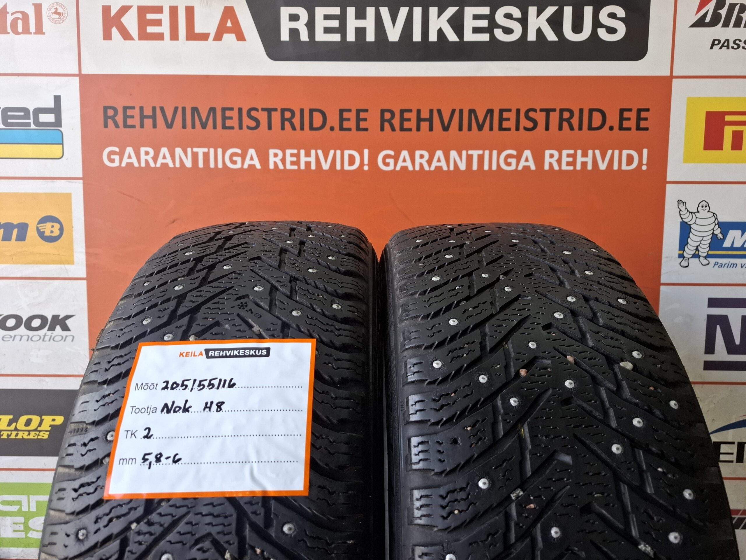 #205/55/16 Nokian H8