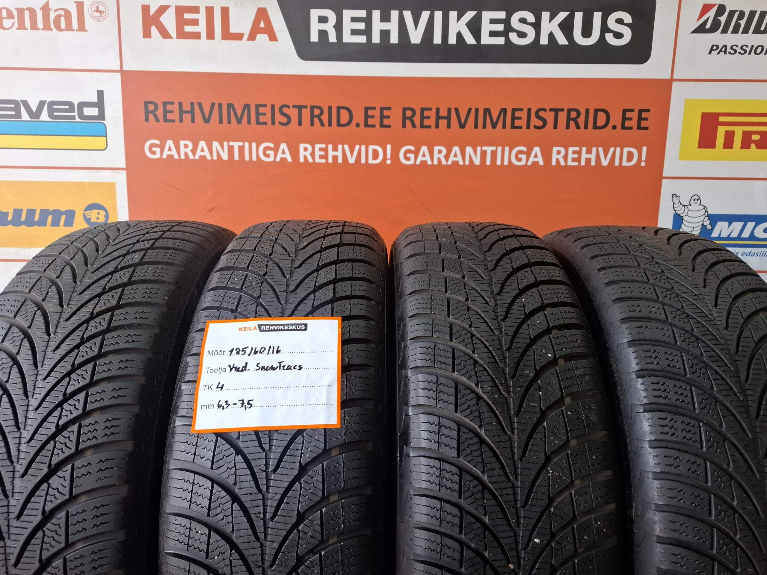 #185/60/16 Vredestein SnowTracs