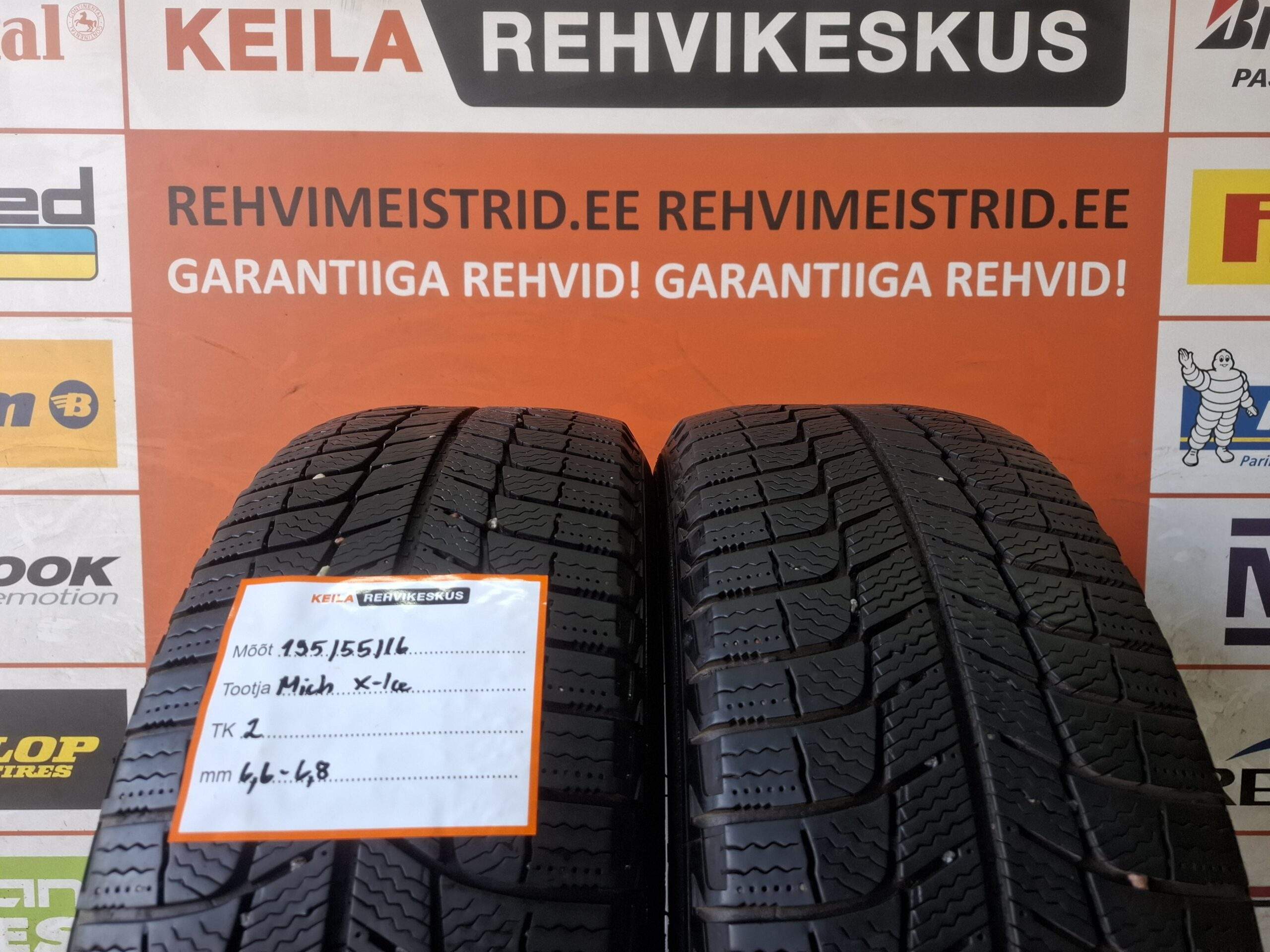 #195/55/16 Michelin X-Ice