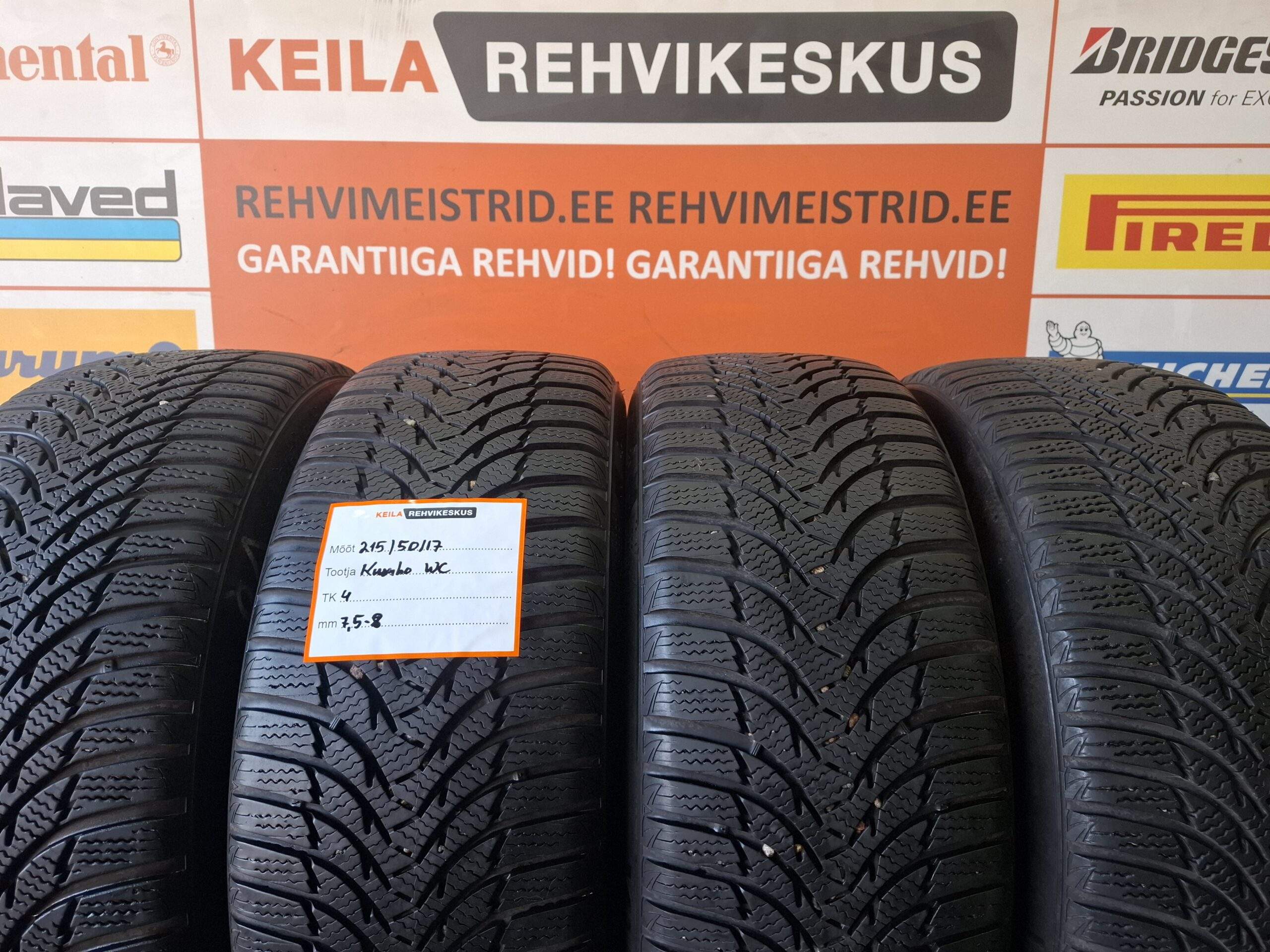 #215/50/17 Kumho Winter Craft