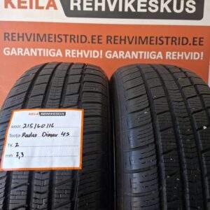#215/60/16Radar Dimax 4S