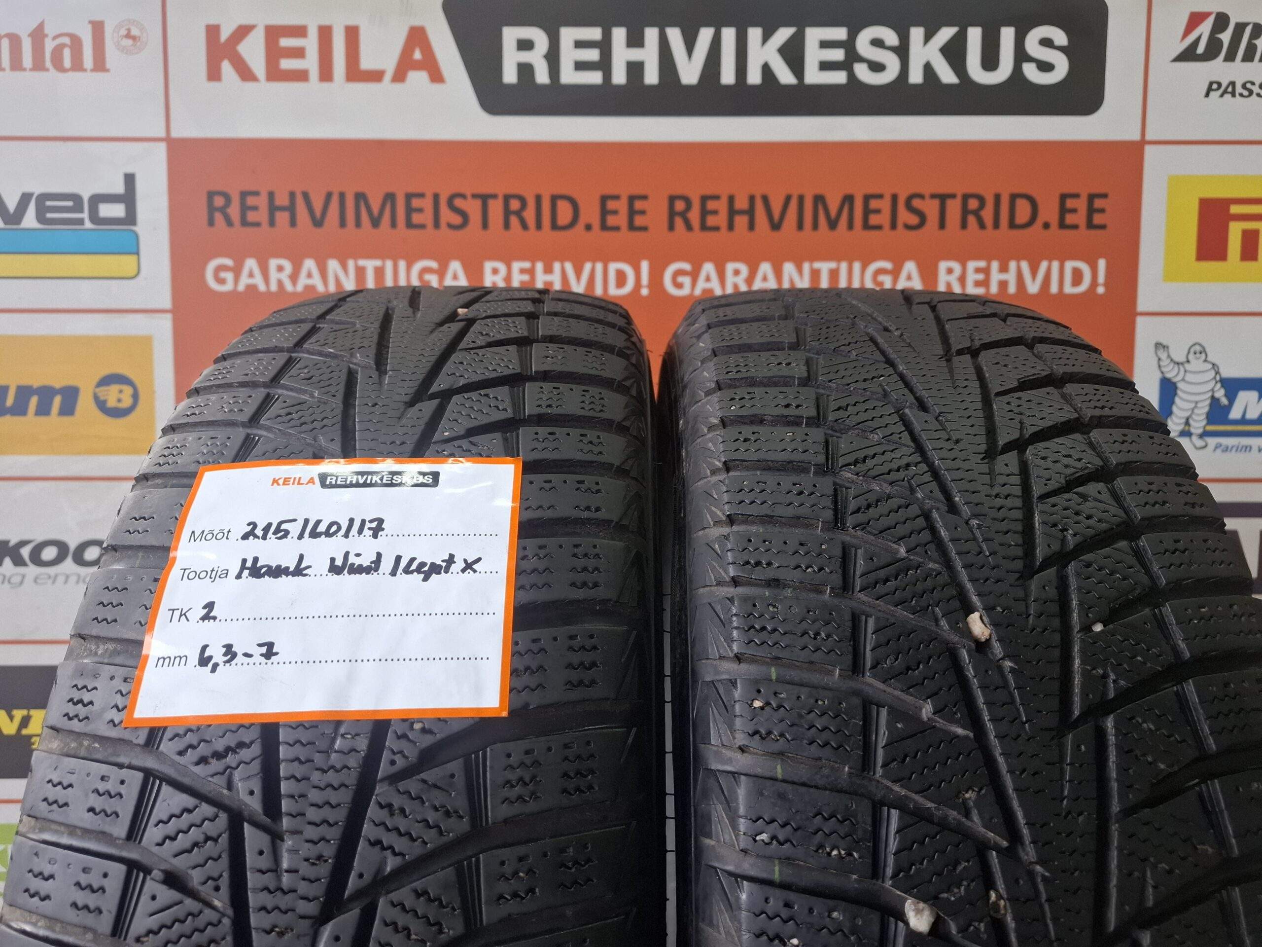 #215/60/17Hankook Winter ICept X