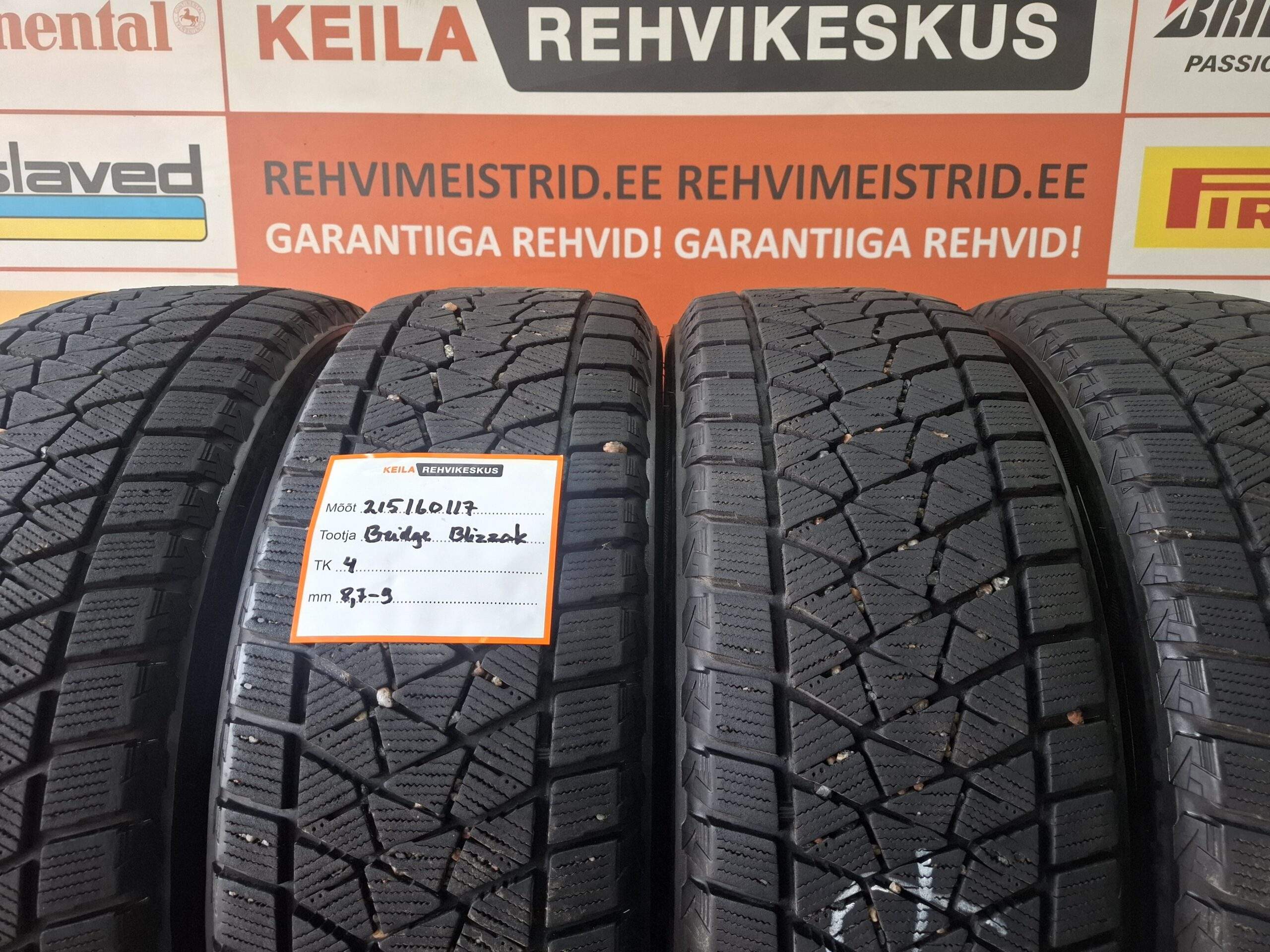 #215/60/17 Bridgestone Blizzak