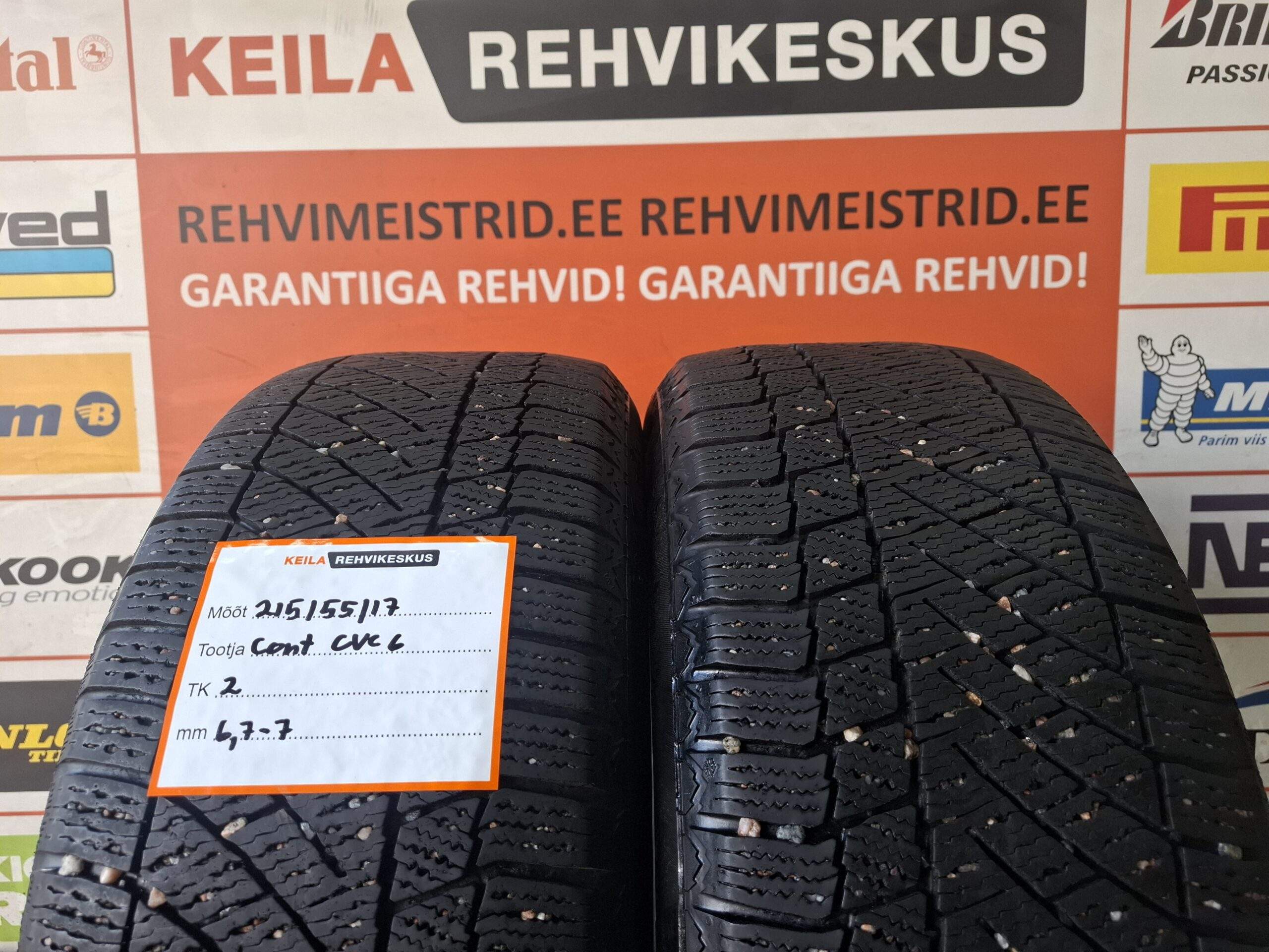 #215/55/17 Continental ContiViking Contact6
