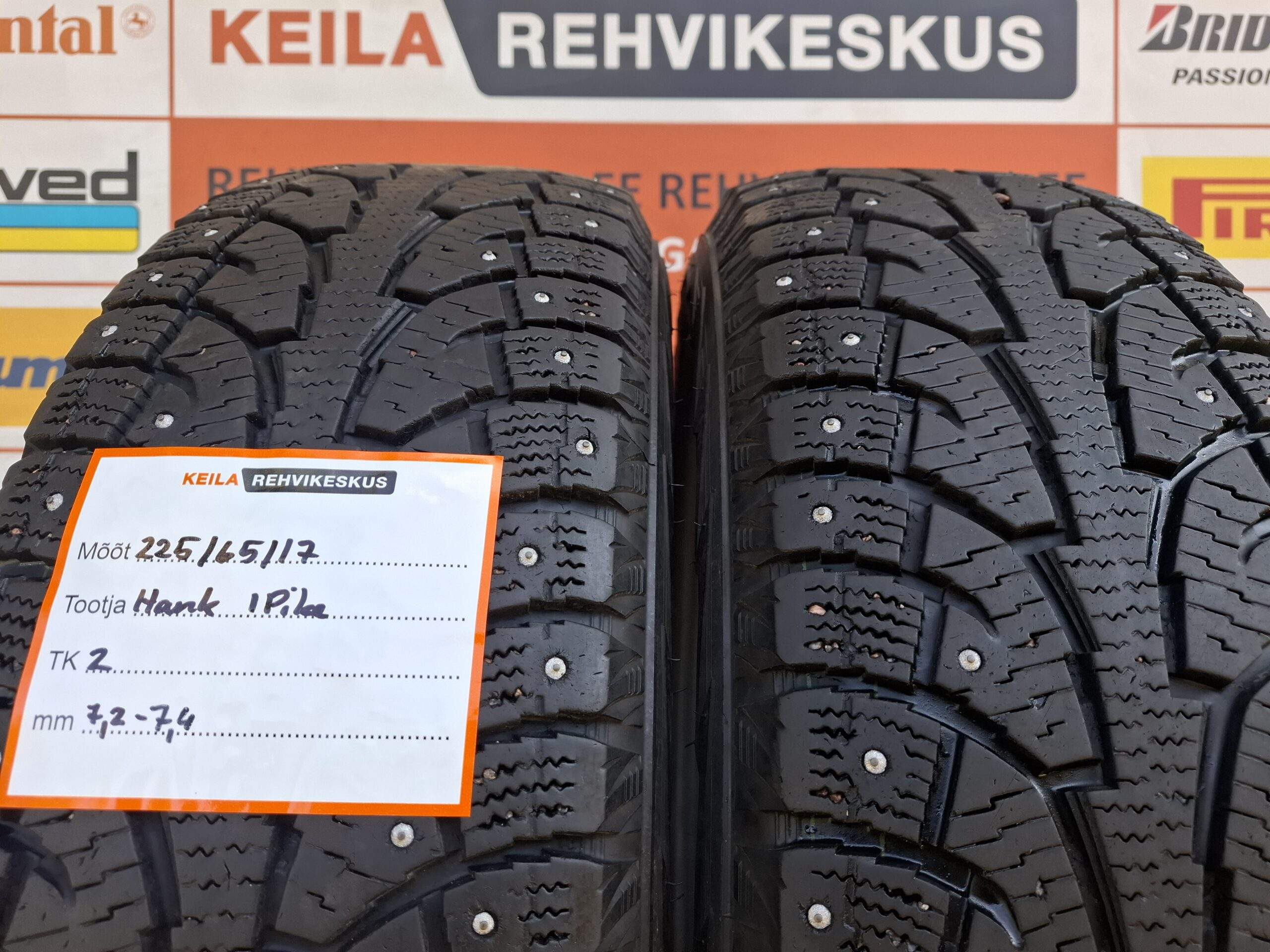 #225/65/17 Hankook IPike