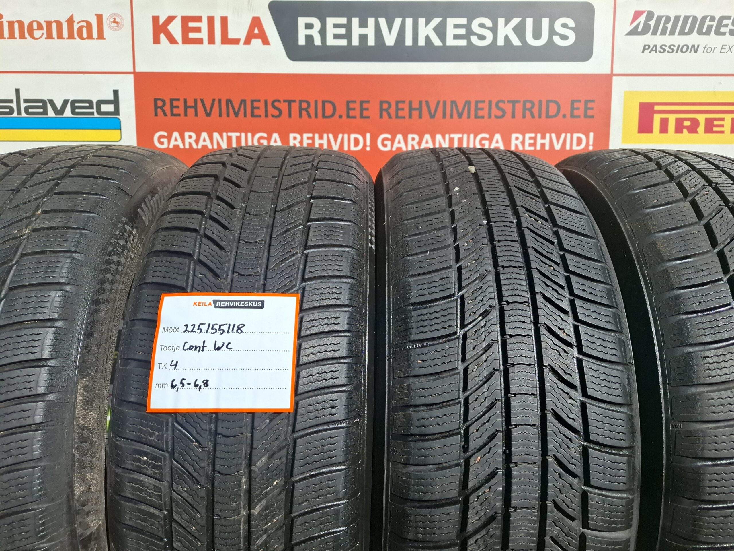 #225/55/18 Continental Winter Contact