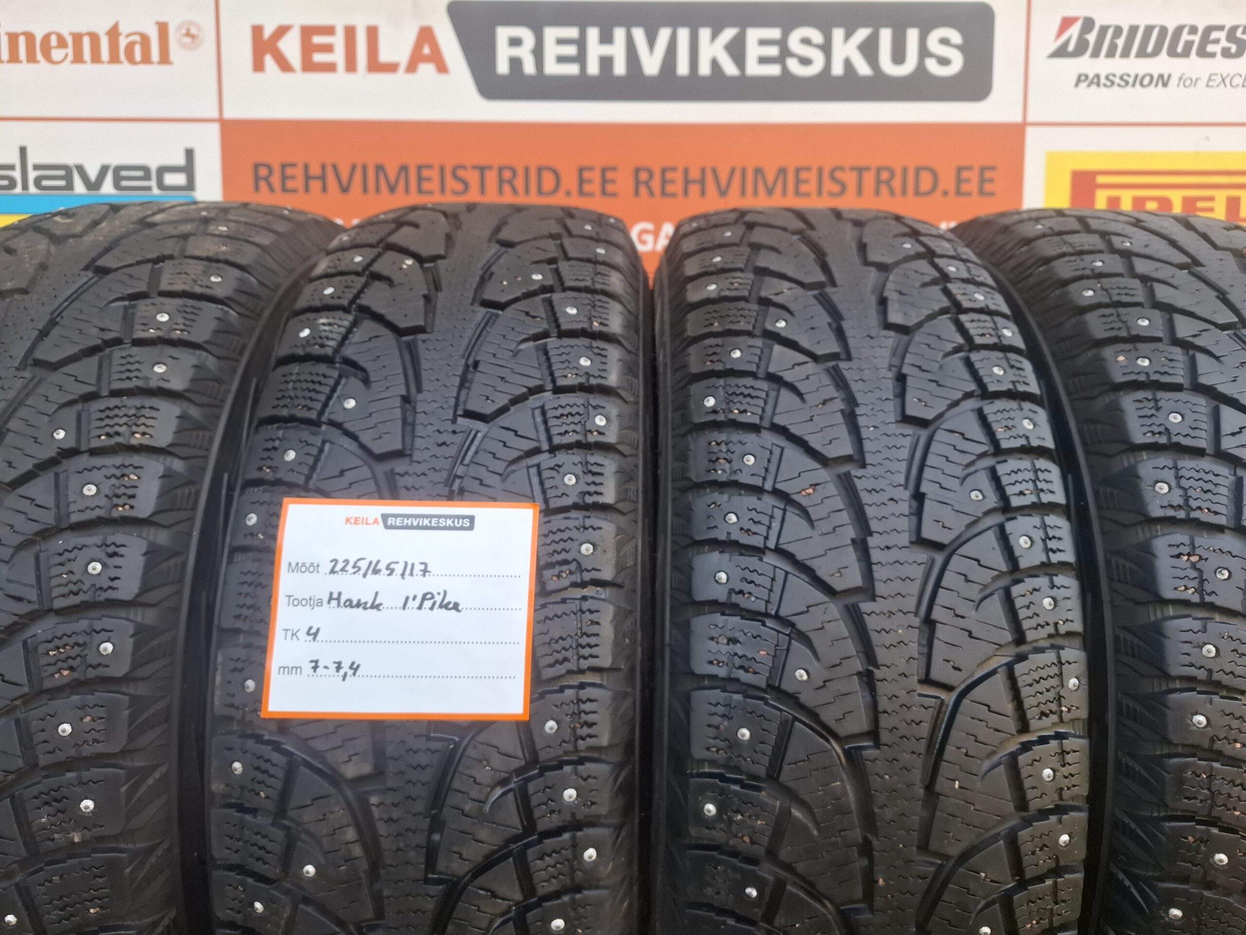 #225/65/17 Hankook IPike