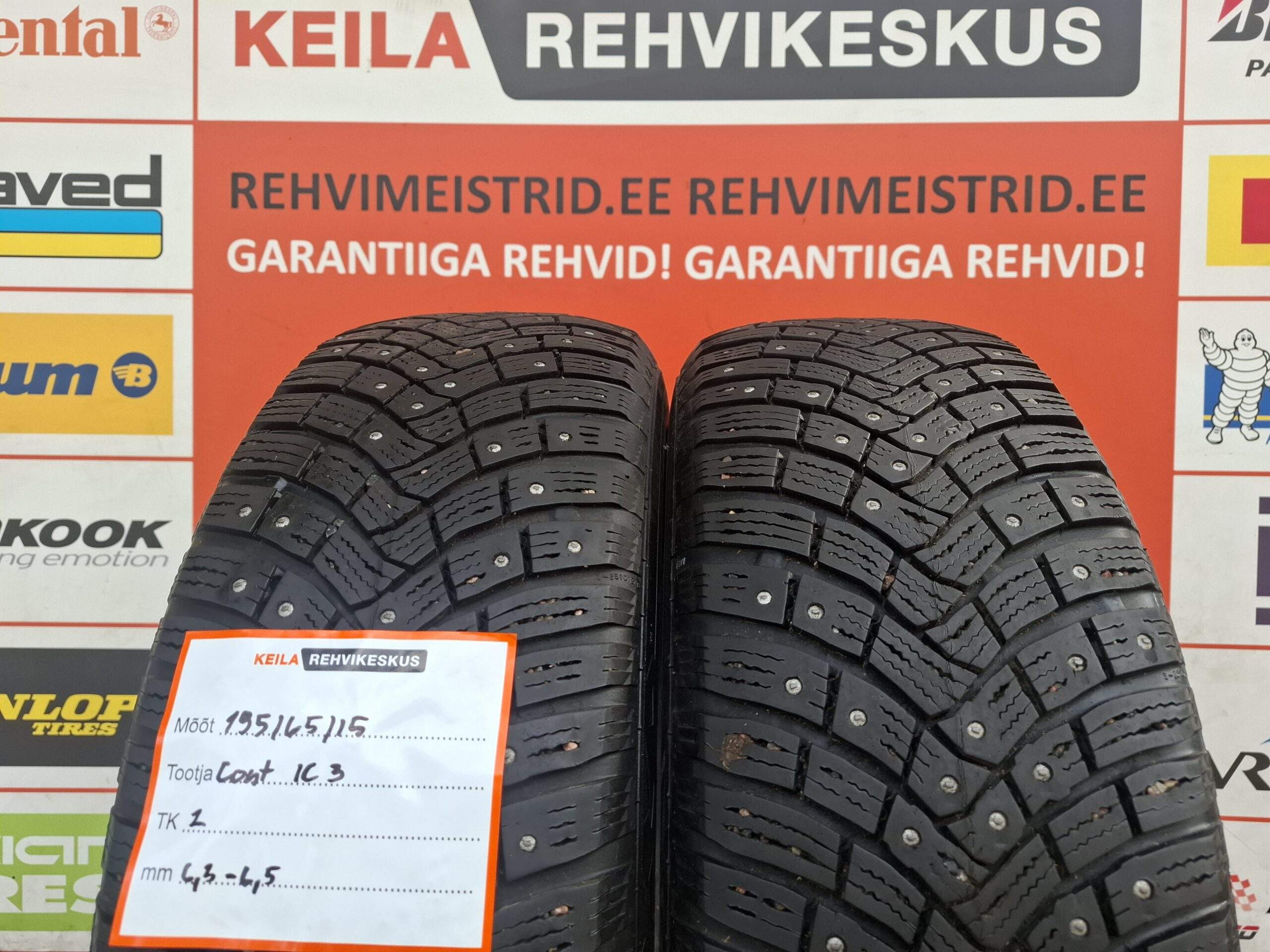 #195/65/15 Continental Ice 3