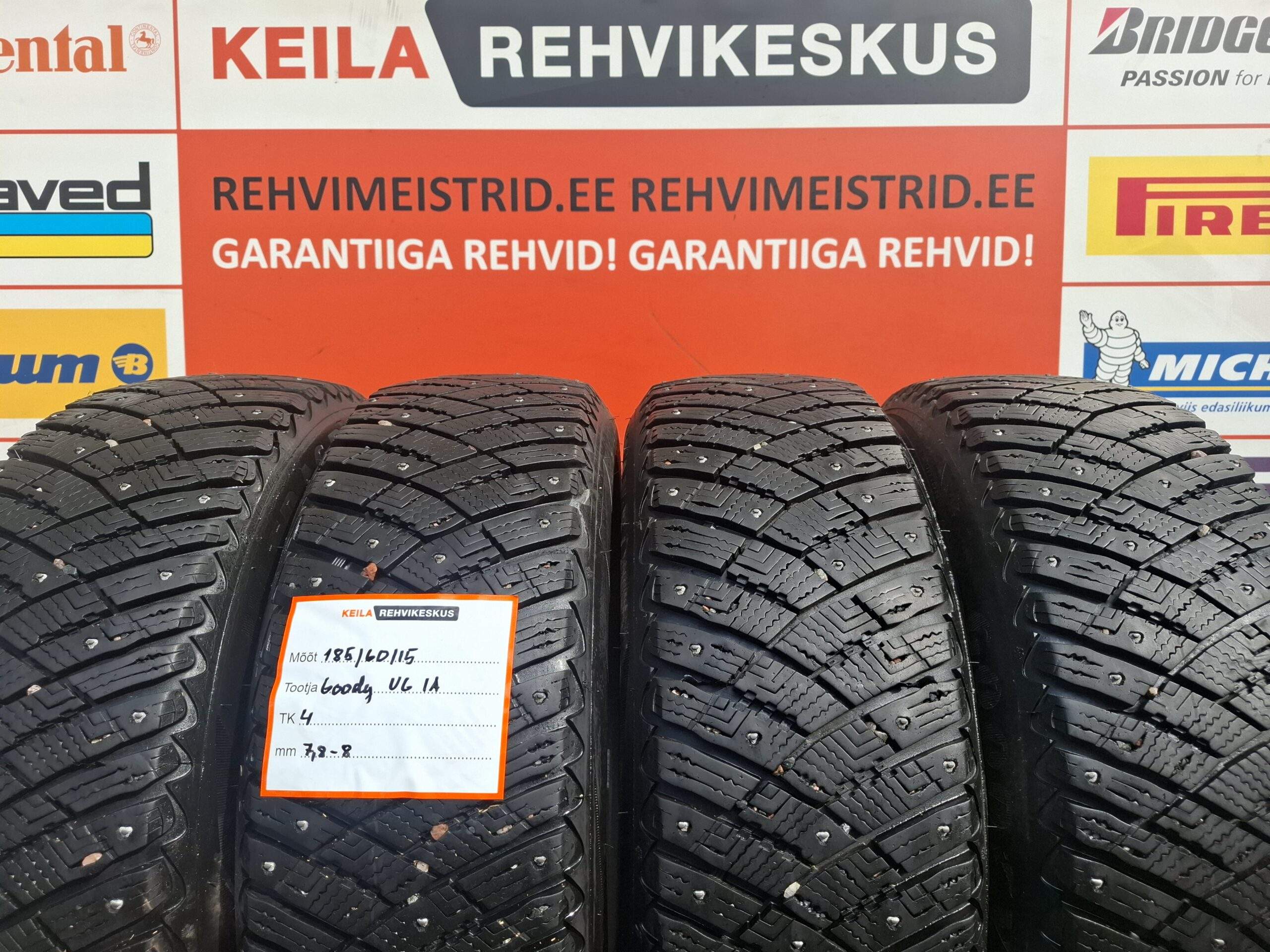 #185/60/15 Goodyear UG Ice Artic