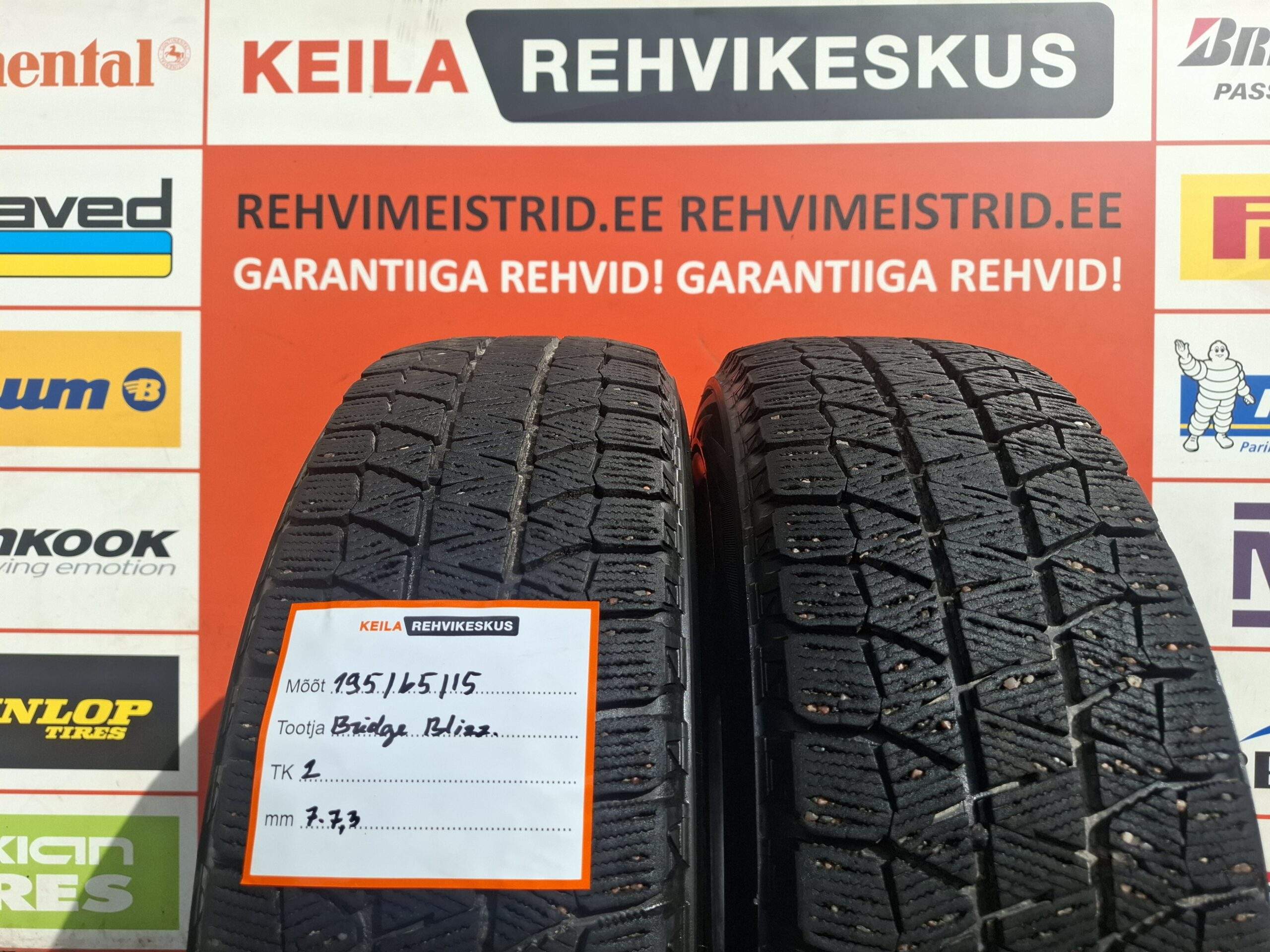 #195/65/15 Bridgestone Blizzak