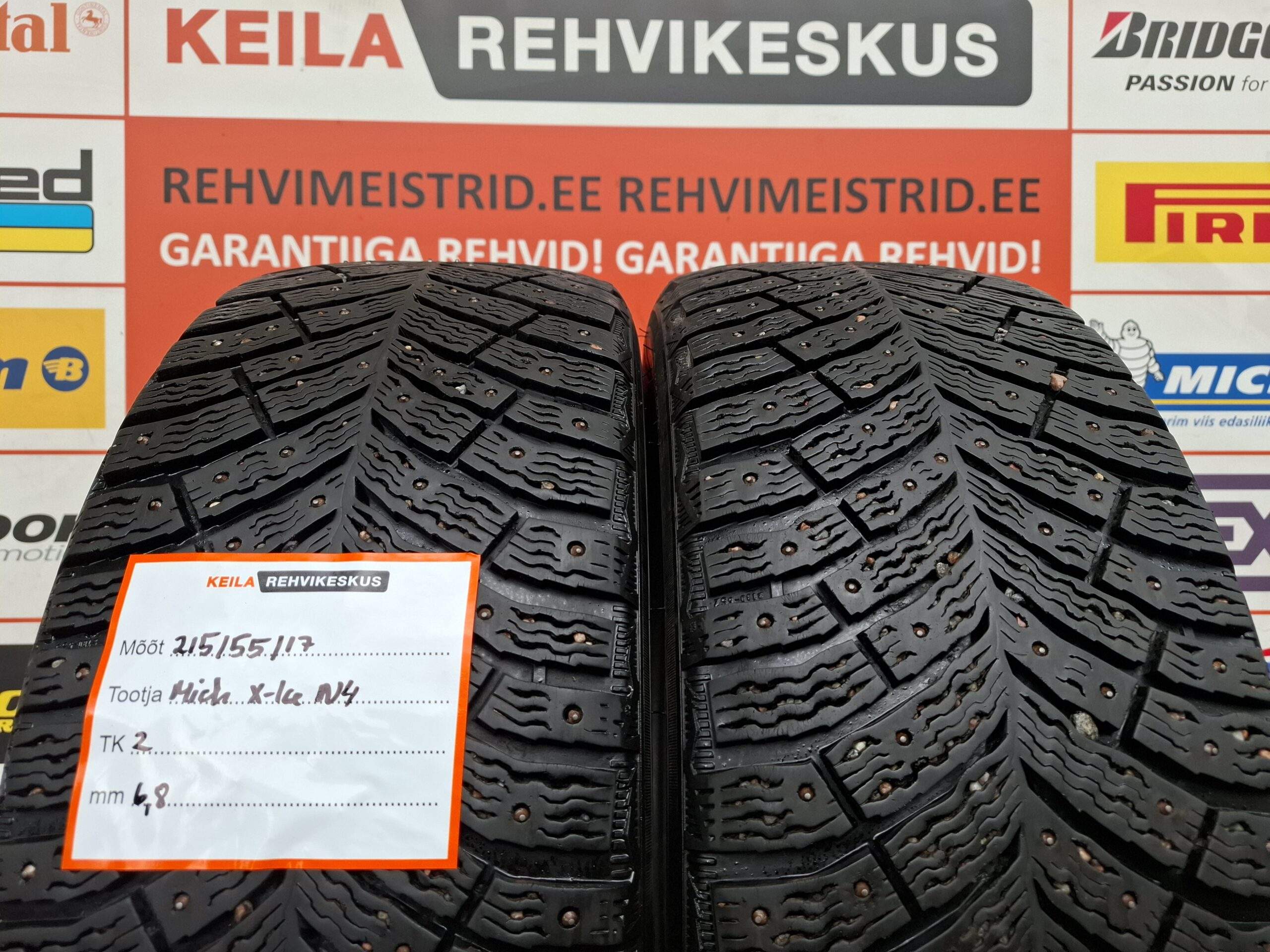 #215/55/17 Michelin X- Ice North 4