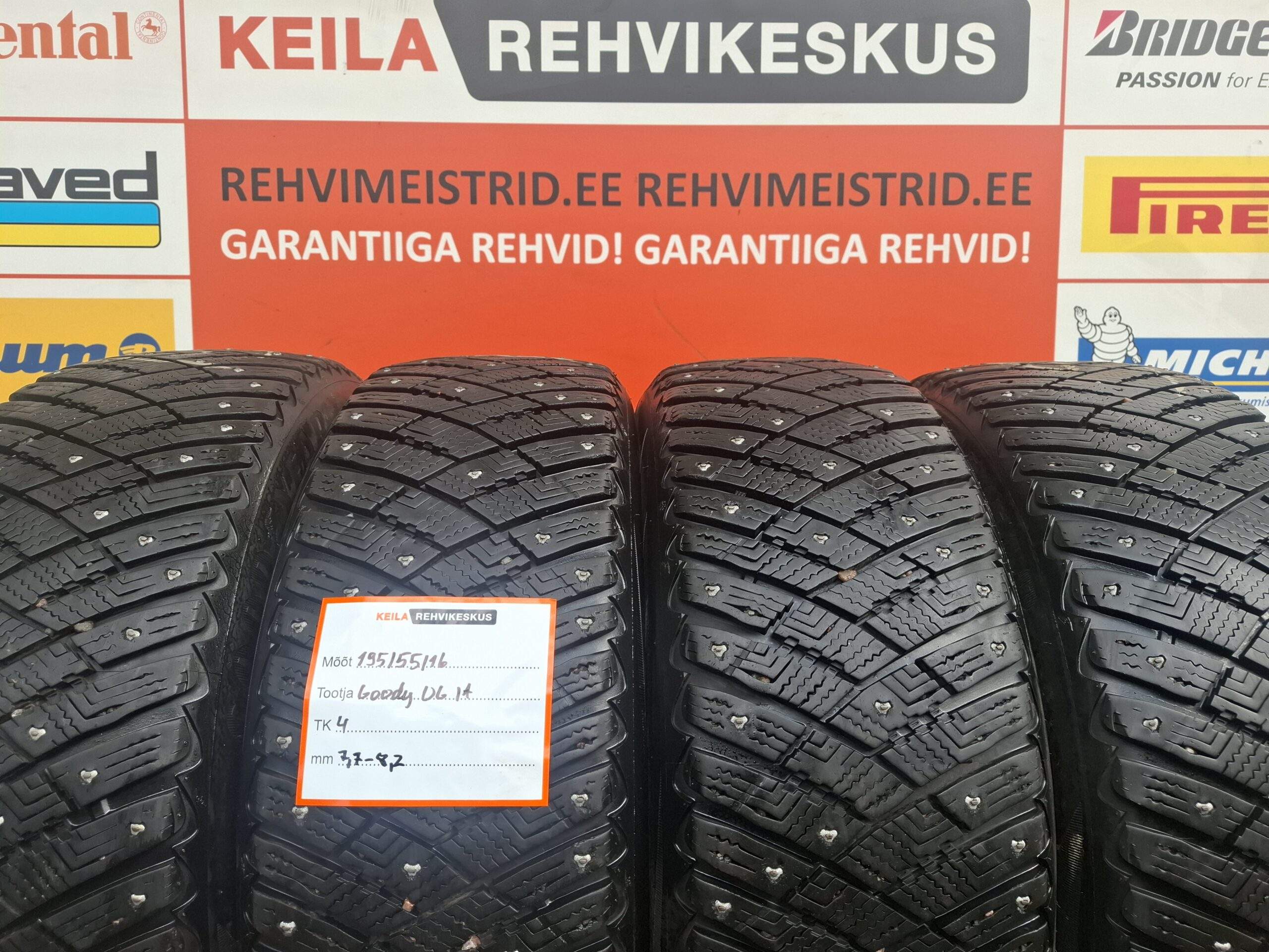 #195/55/16 Goodyear Ultragrip Ice Artic
