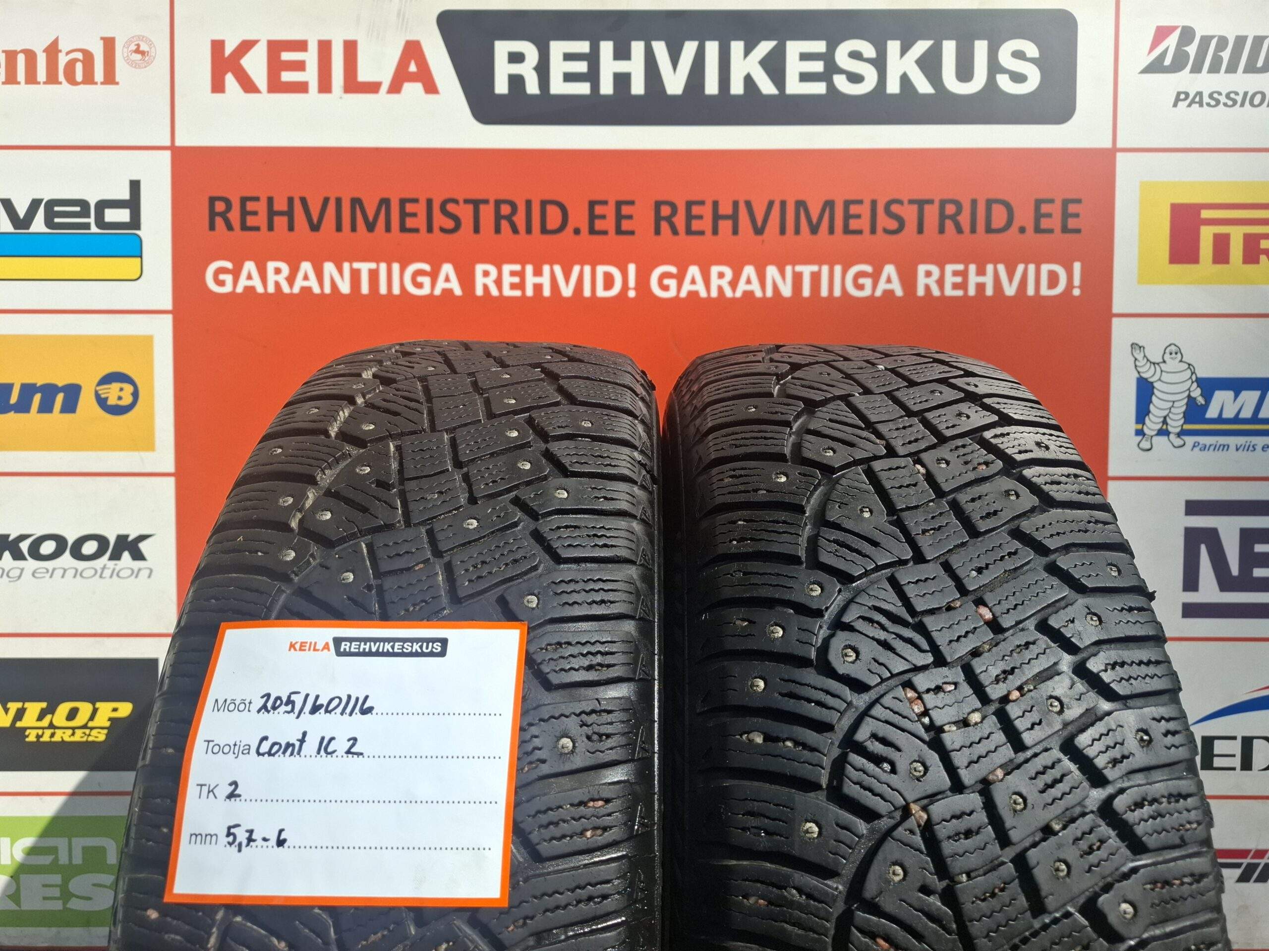 #205/60/16 Continental Ice Contact 2