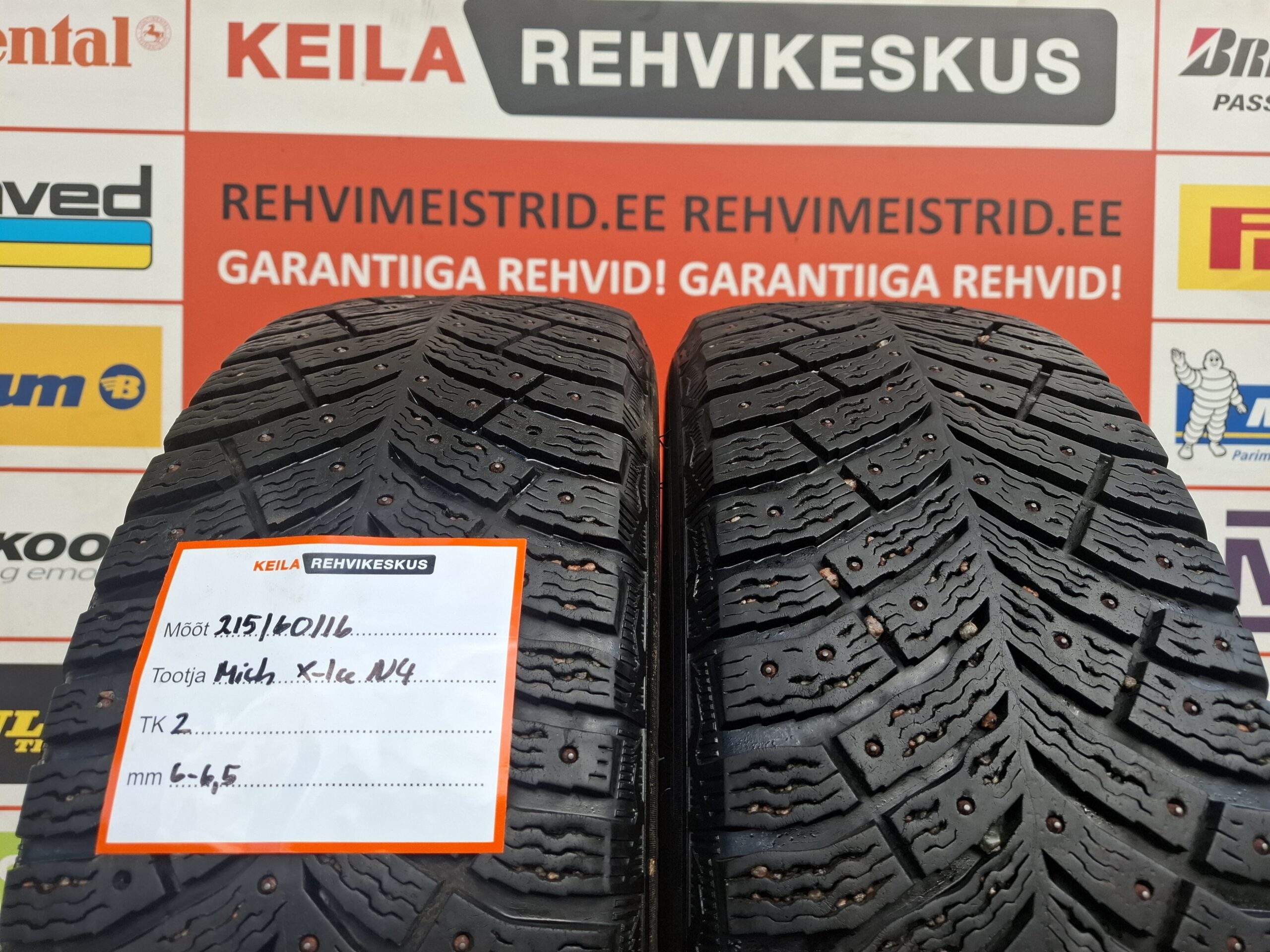#215/60/16 Michelin X-Ice North 4