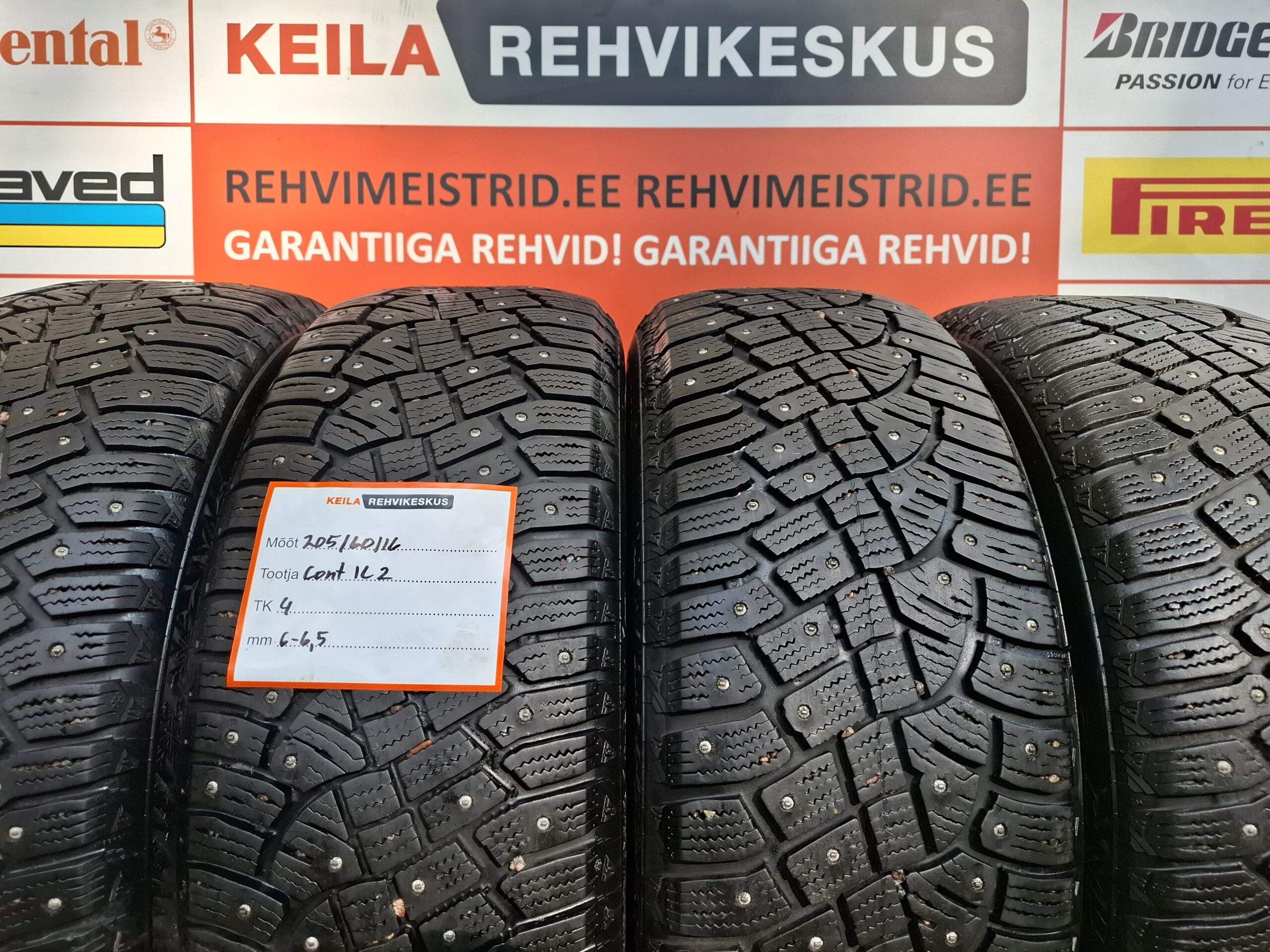 #205/60/16 Continental IceContact 3