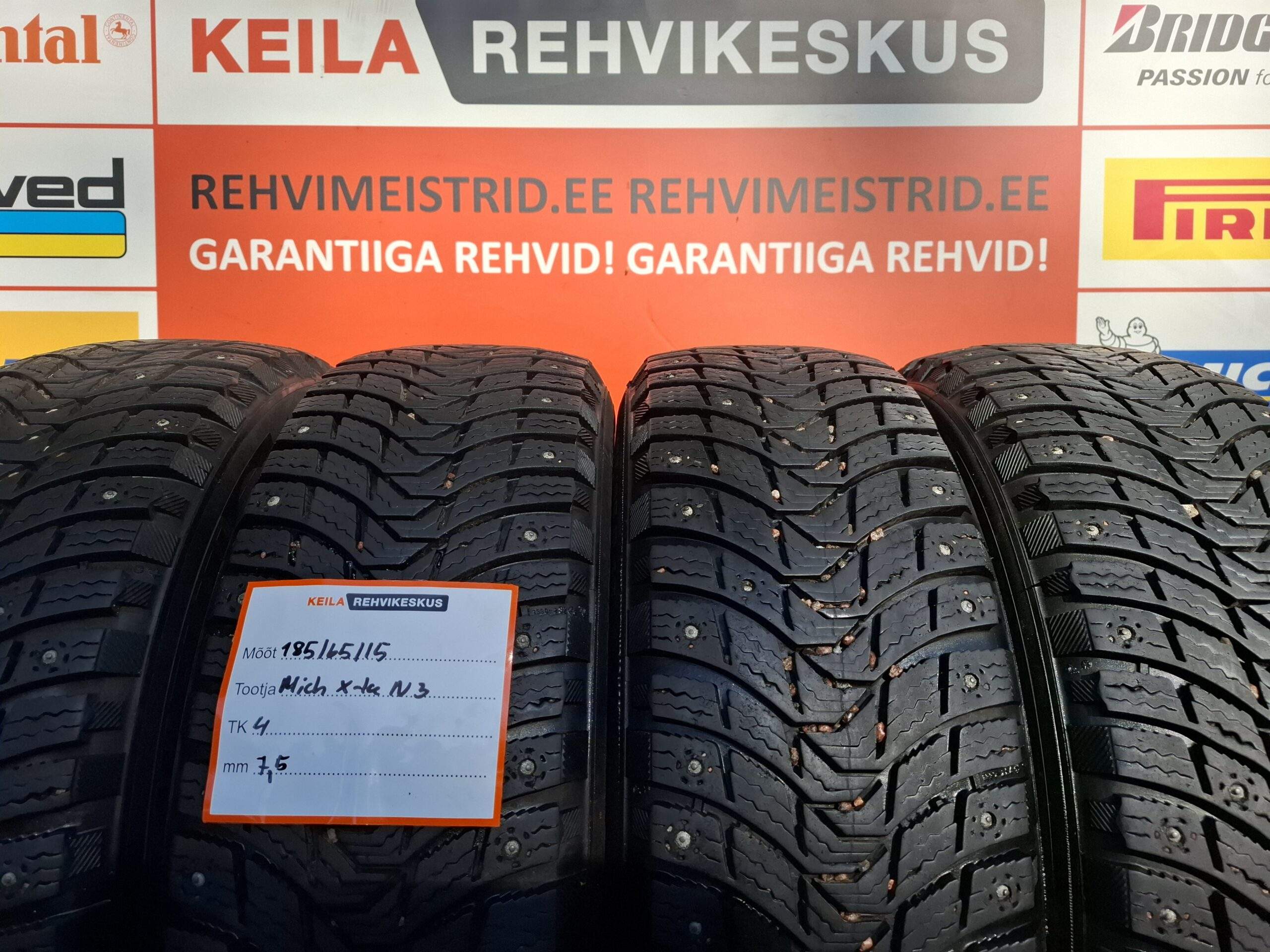 #185/65/15 Michelin X-Ice North 3