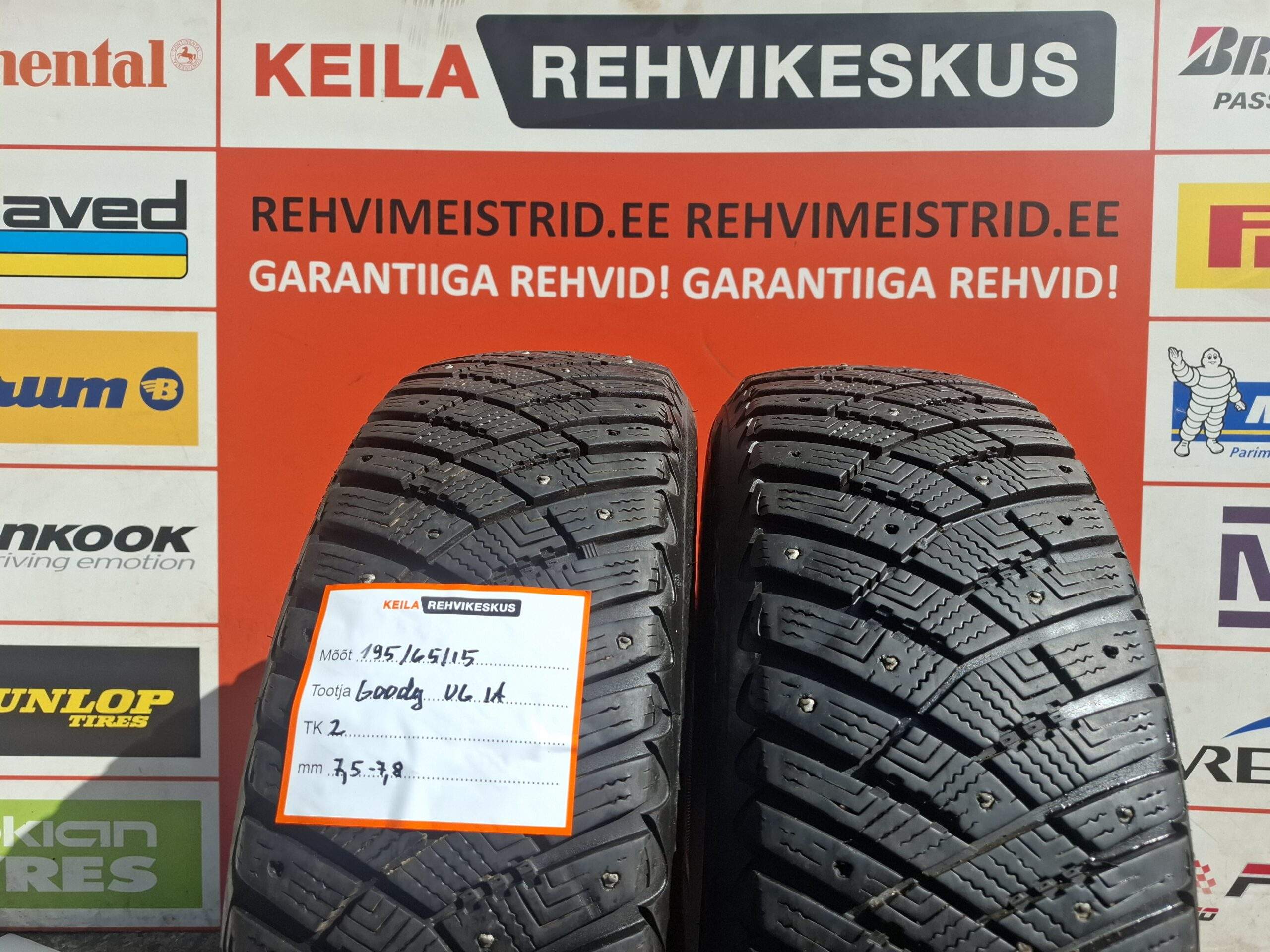 #195/65/15 Goodyear UltraGrip Ice Artic