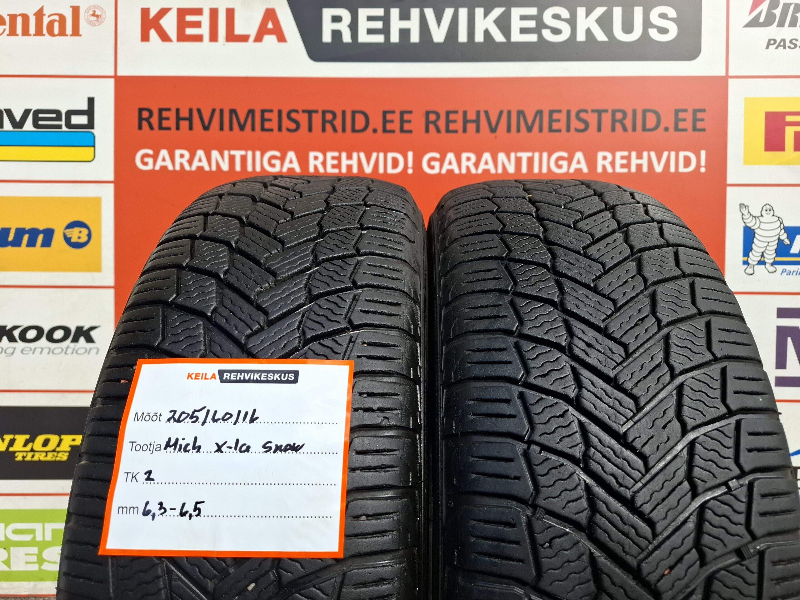 #205/60/16 Michelin X-Ice Snow