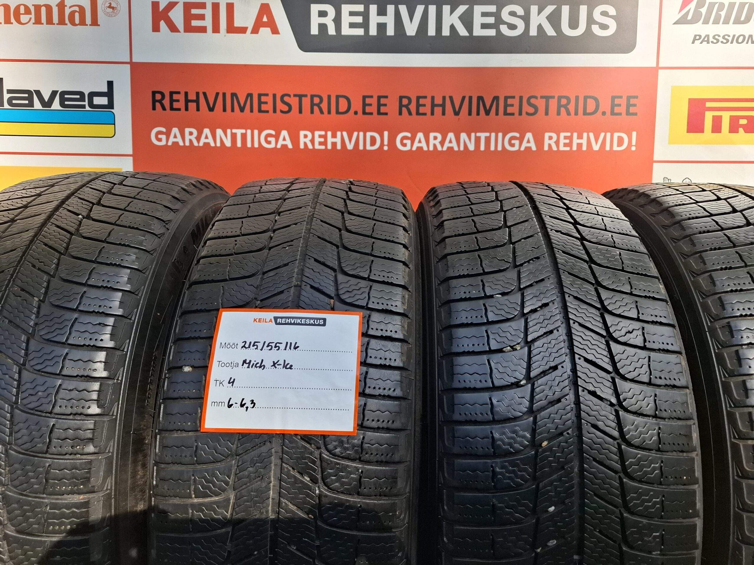 #215/55/16 Michelin X-Ice