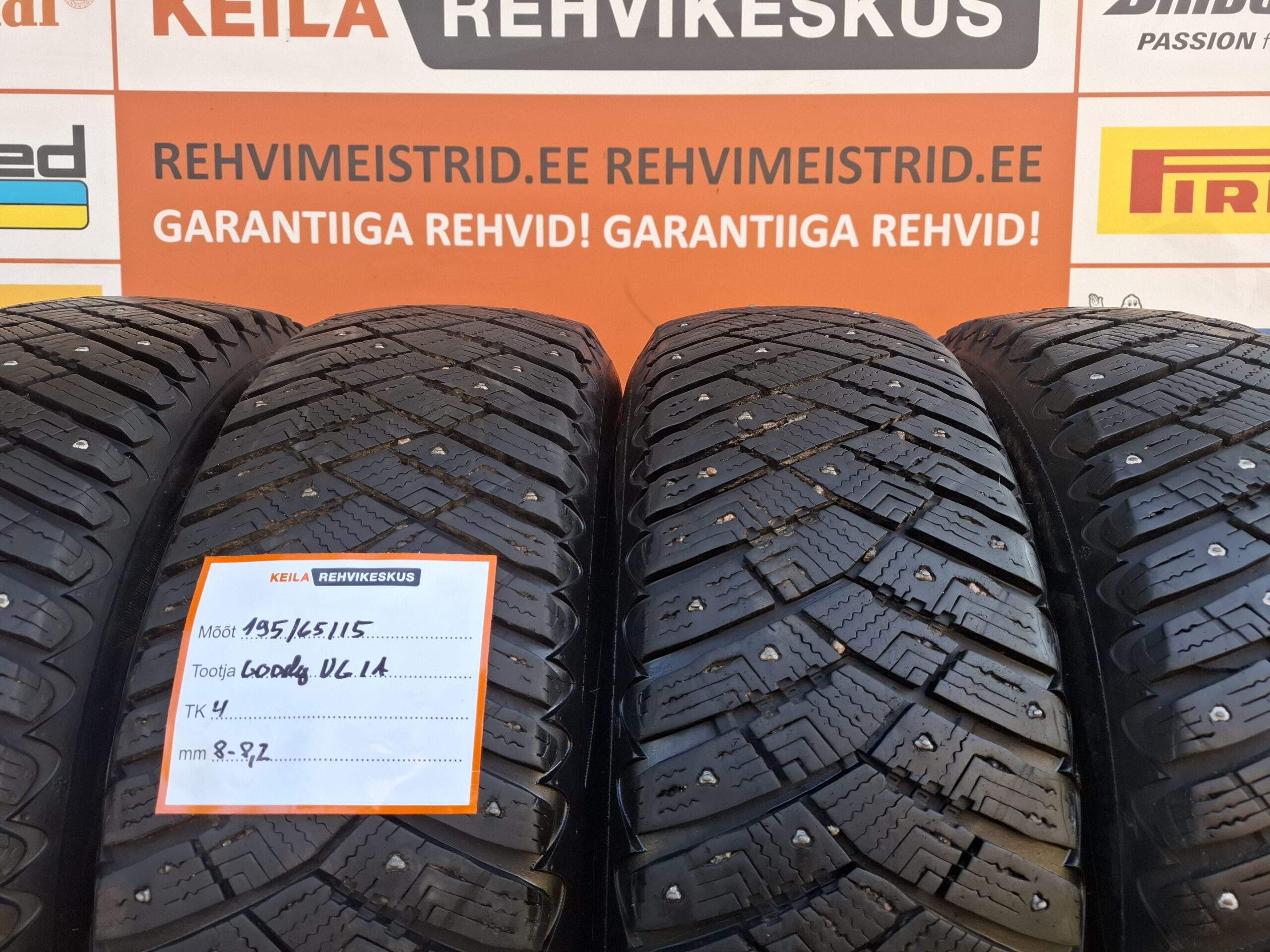 #195/65/15 Goodyear Ultra Grip Ice