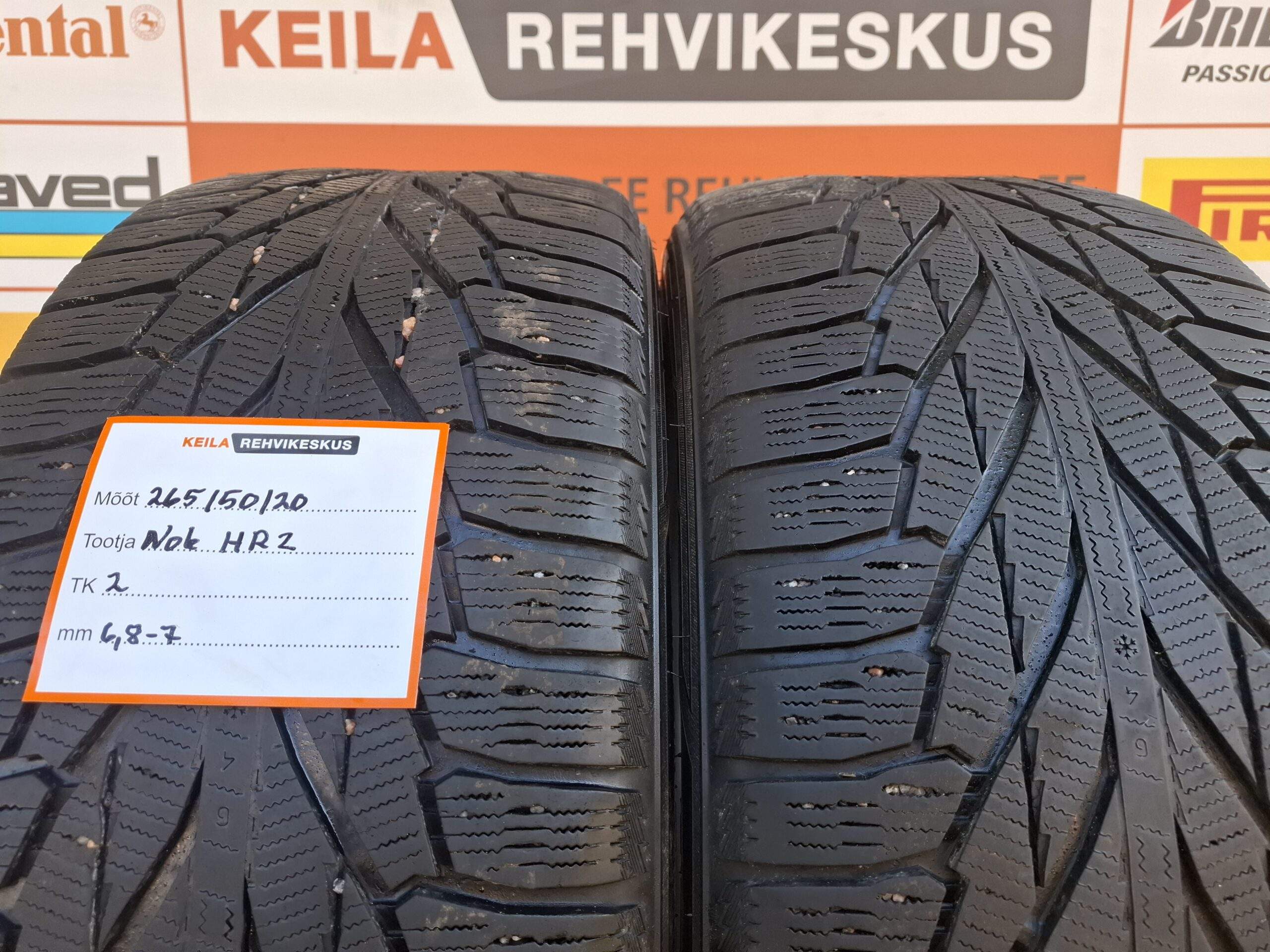 #265/50/20 Nokian HR 2