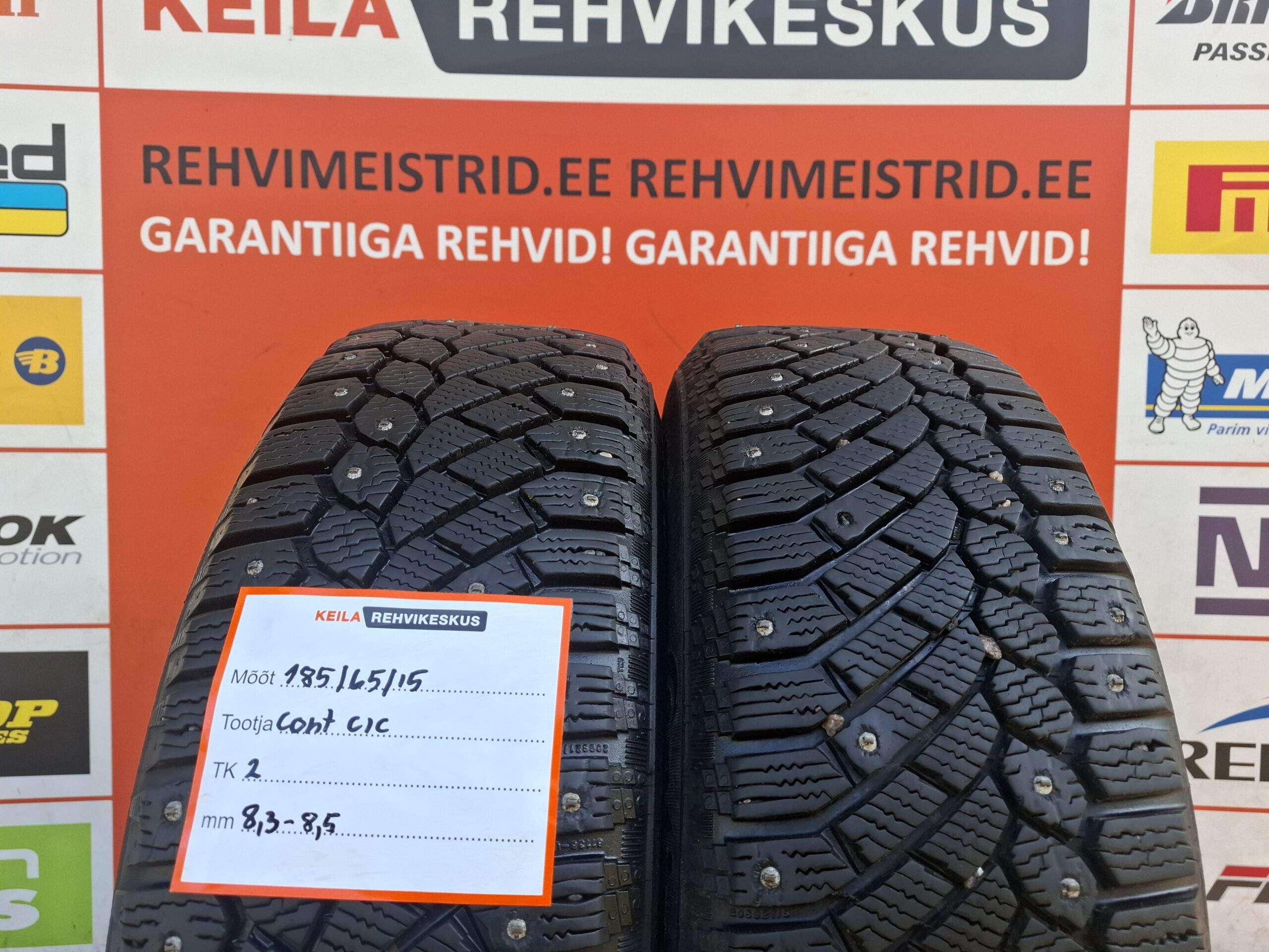 #185/65/15 Continental Conti Ice Contact