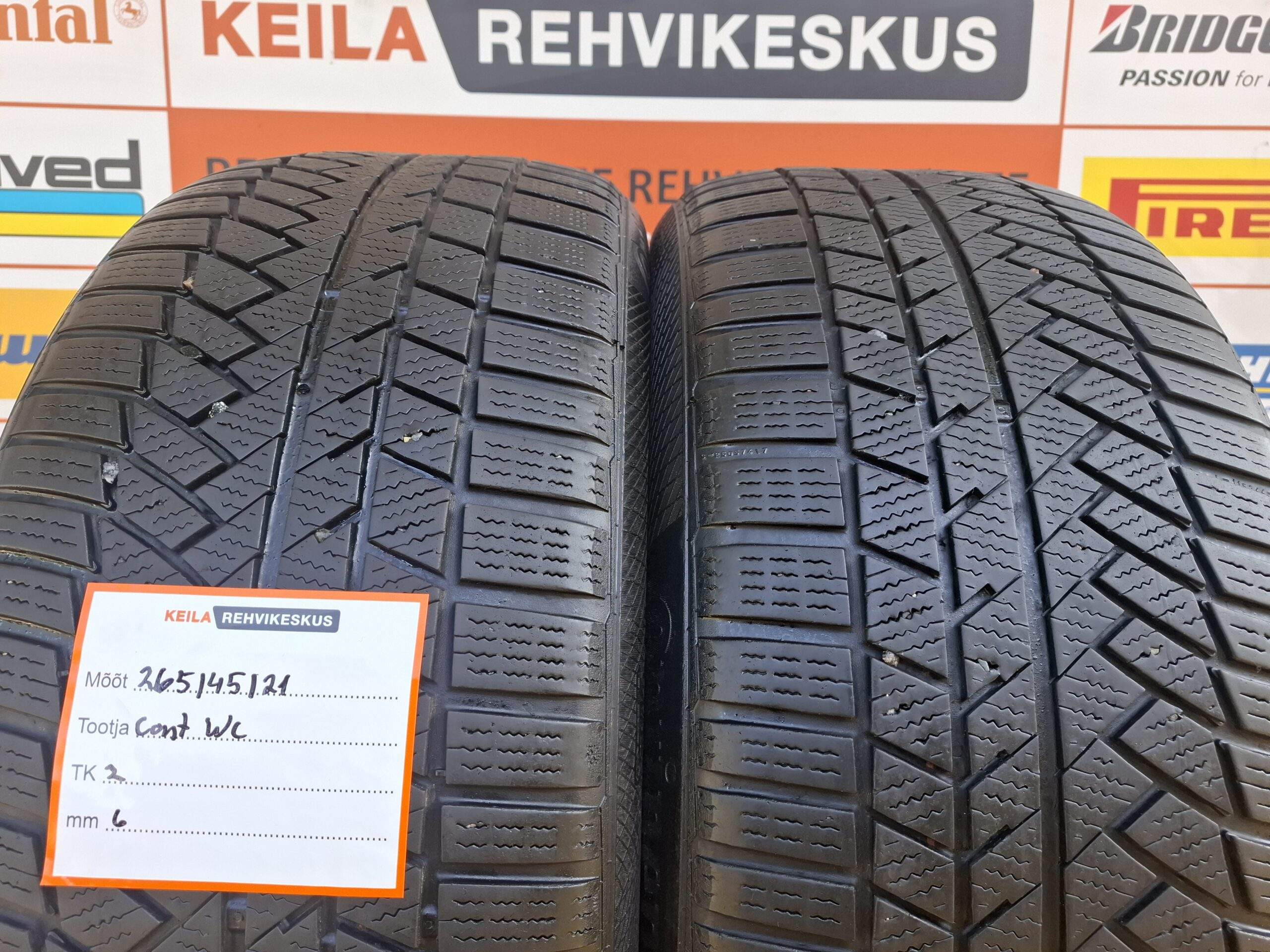 #265/45/21 Continental Winter Contact