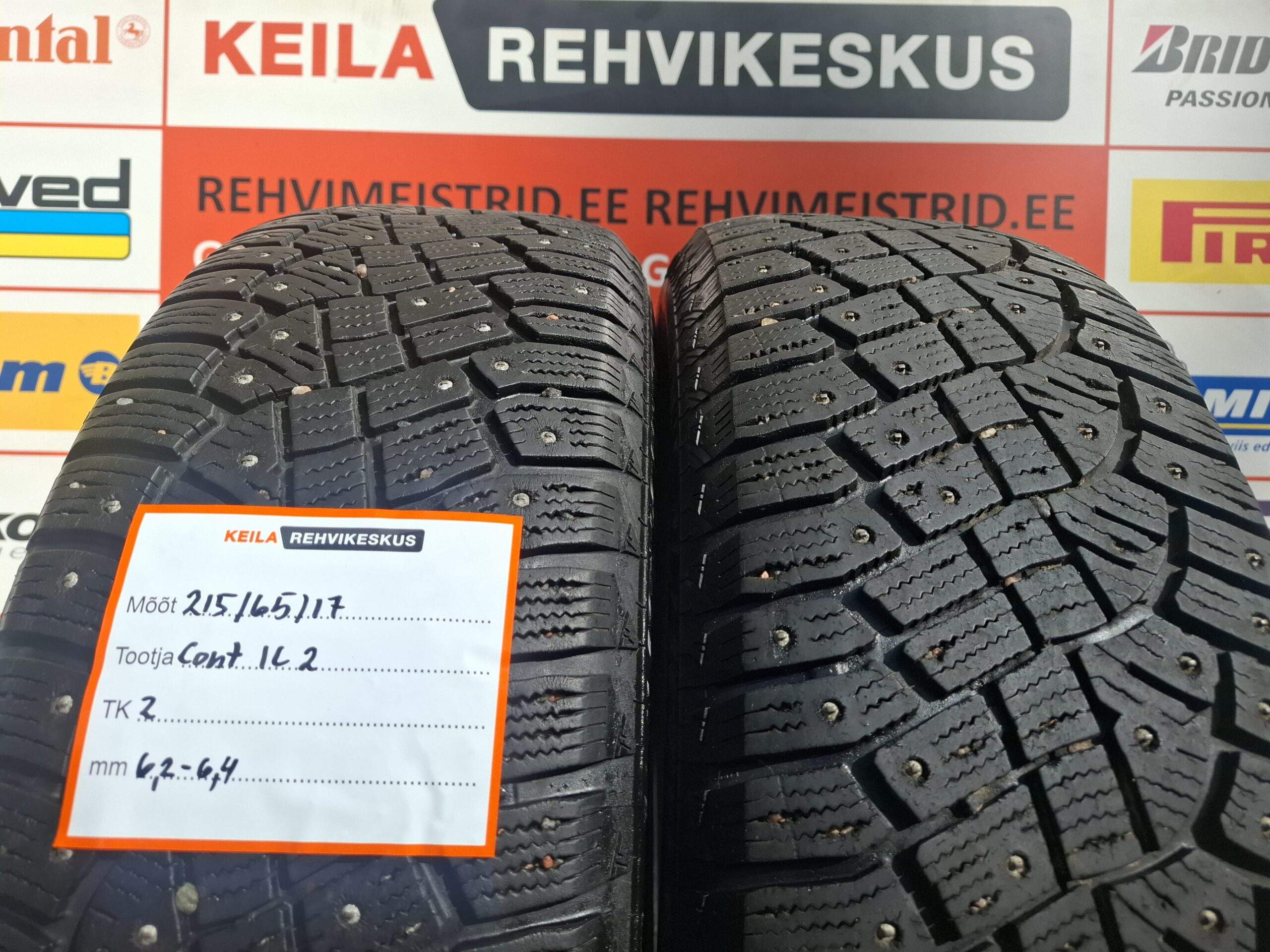 #215/65/17 Continental Ice Contact 2