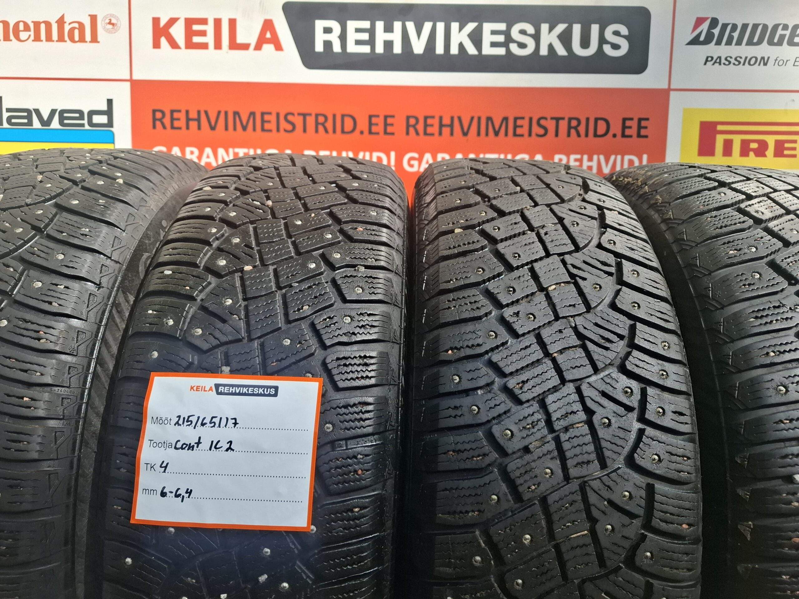 #215/65/17 Continental IceContact 2